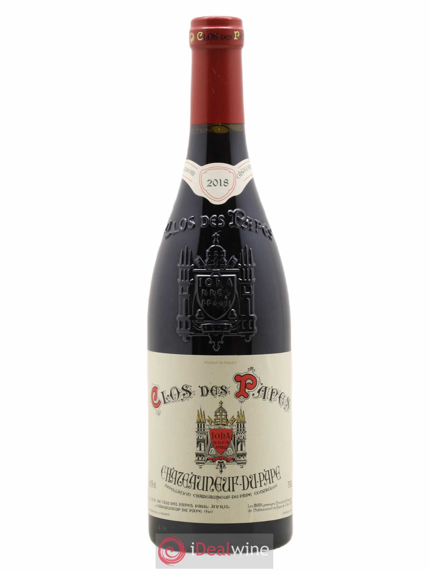 Châteauneuf-du-Pape Clos des Papes - Paul Avril 2018 - Lot de 1 bouteille - 0