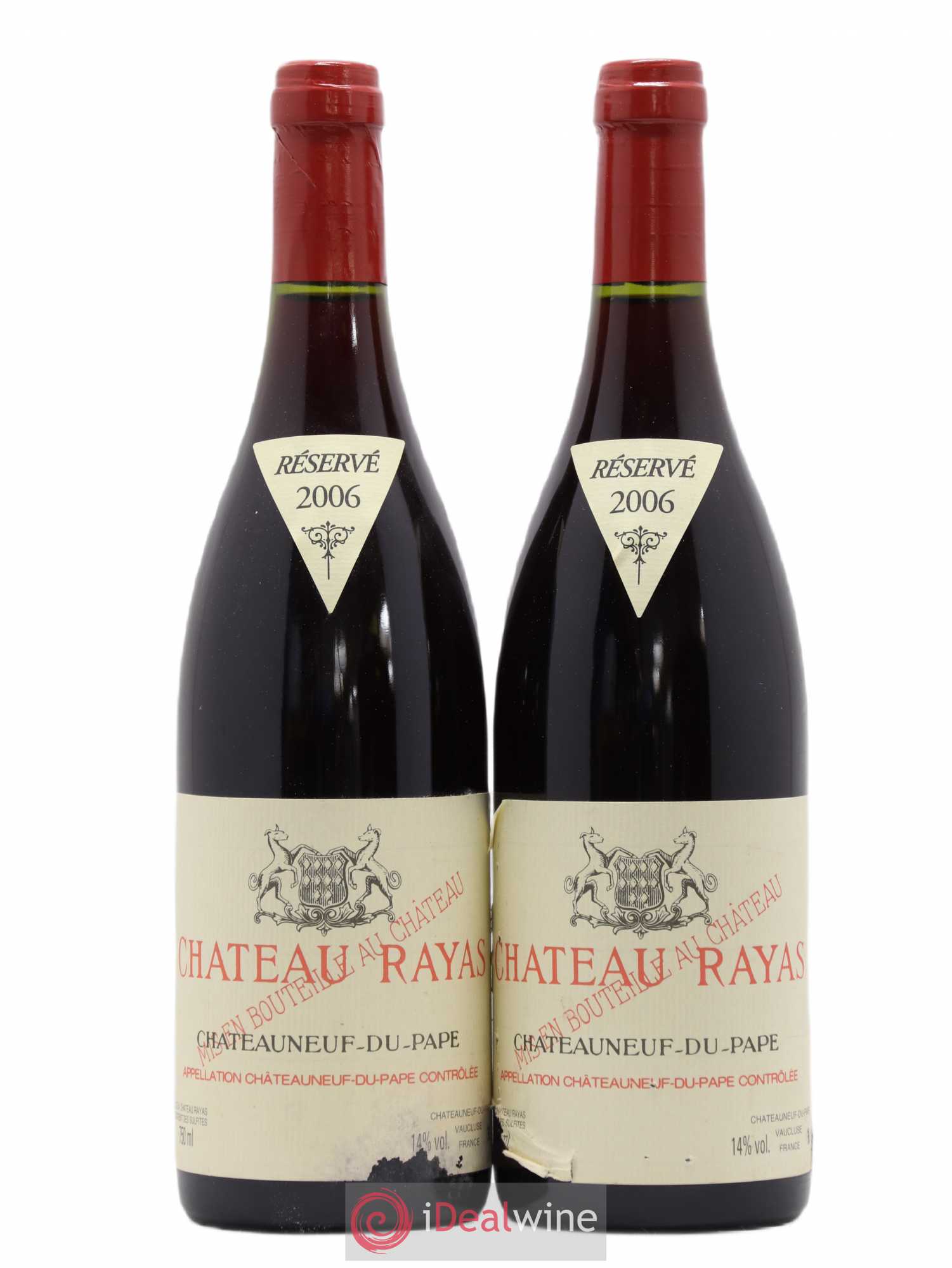 Châteauneuf-du-Pape Château Rayas Emmanuel Reynaud 2006 - Lot de 2 bouteilles - 0