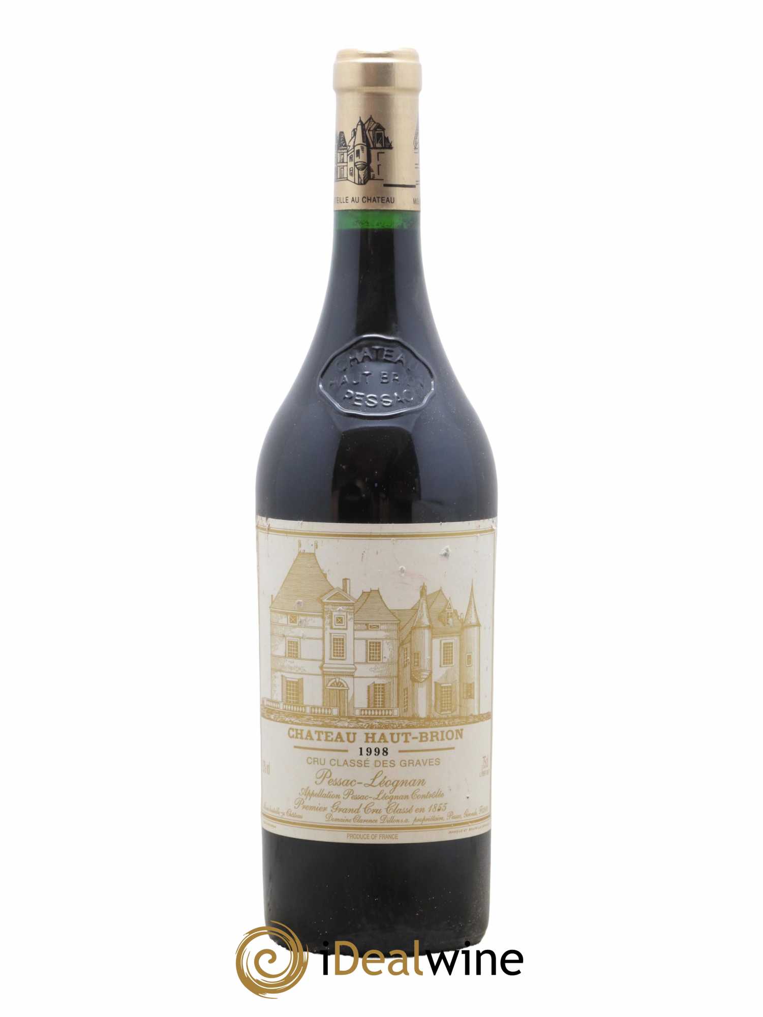 Château Haut Brion 1er Grand Cru Classé 1998 - Lot de 1 bouteille - 0