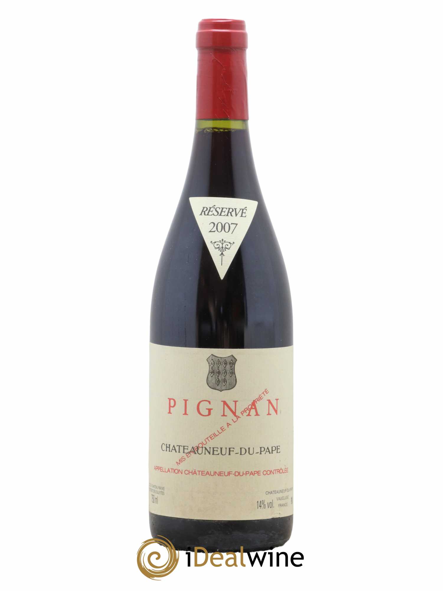 Châteauneuf-du-Pape Pignan Emmanuel Reynaud 2007 - Lot de 1 bouteille - 0