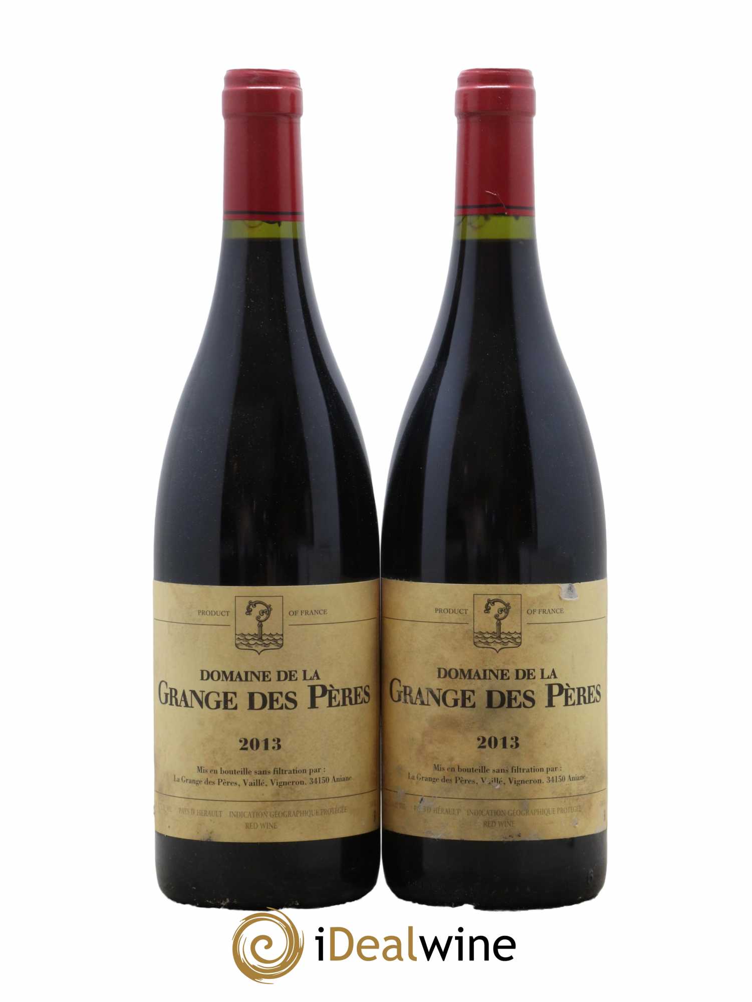 Pays d'Hérault Grange des Pères Laurent Vaillé 2013 - Lot de 2 bouteilles - 0