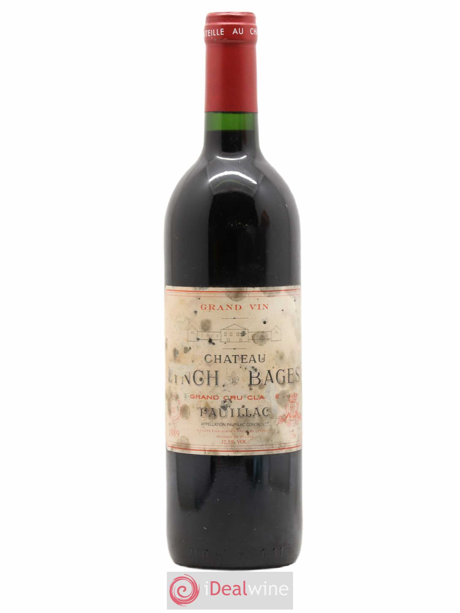 Château Lynch Bages 5ème Grand Cru Classé 1989 - Lot de 1 bouteille - 0
