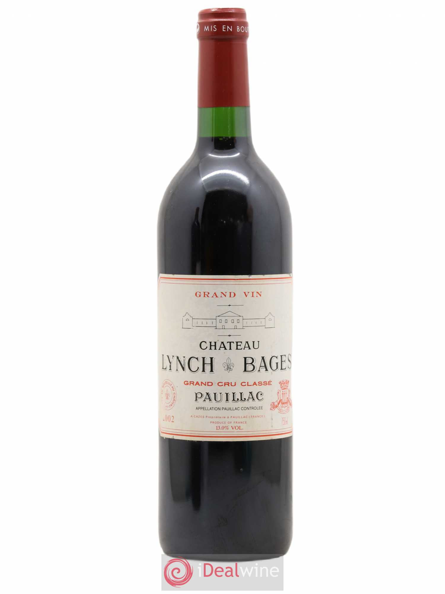 Château Lynch Bages 5ème Grand Cru Classé 2002 - Lot de 1 bouteille - 0