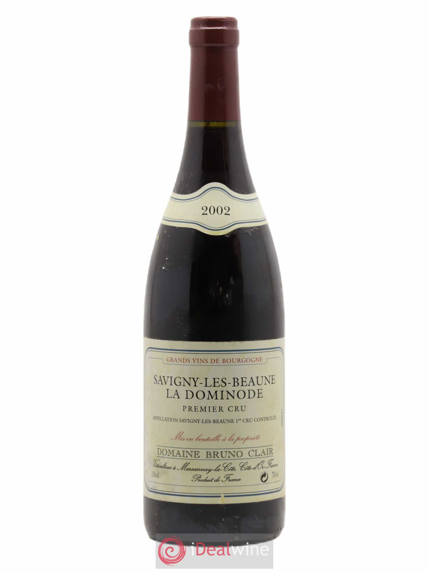 Savigny-lès-Beaune 1er Cru La Dominode Bruno Clair (Domaine) 2002 - Lot de 1 bouteille - 0