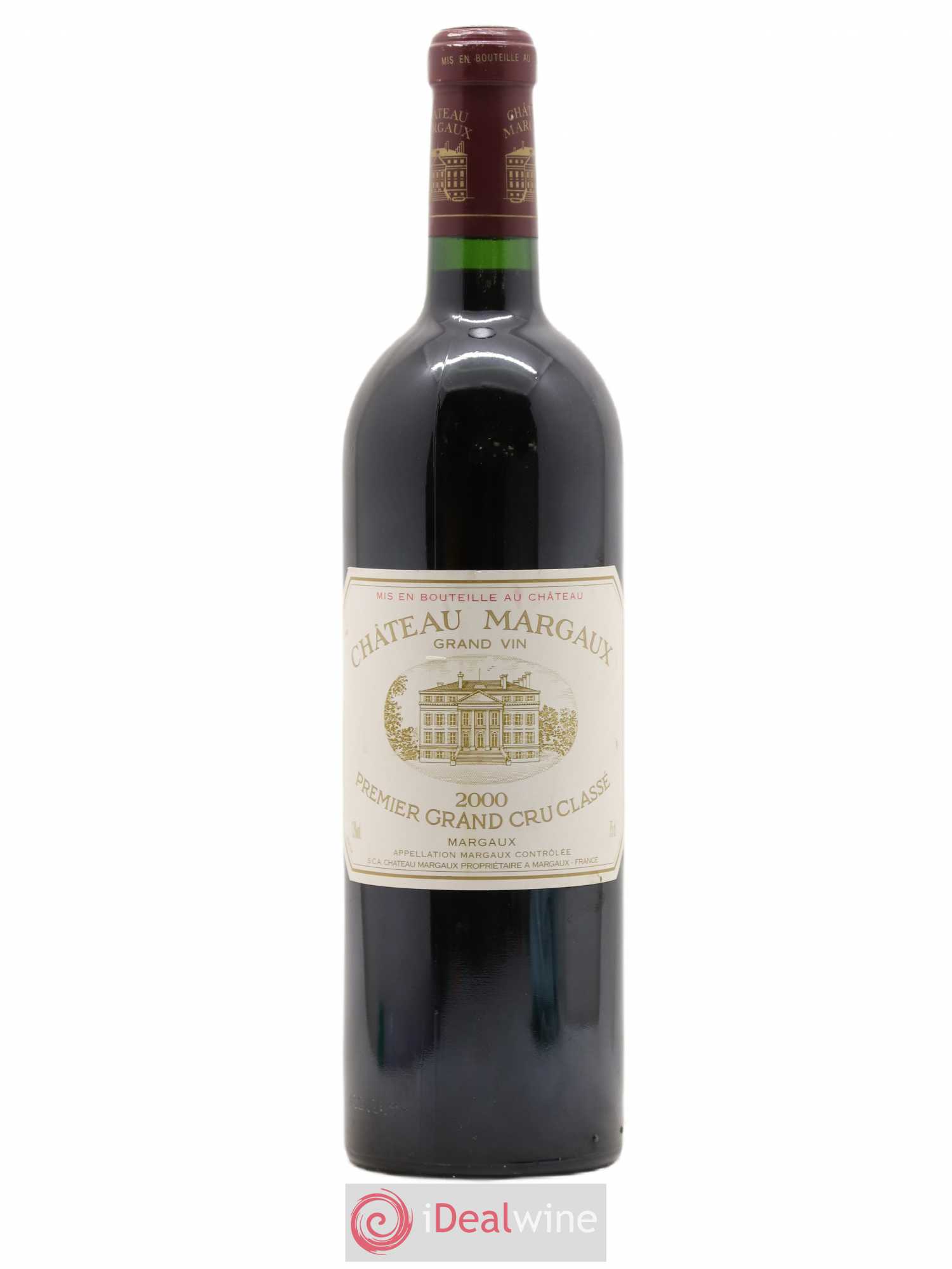 Château Margaux 1er Grand Cru Classé 2000 - Lot de 1 bouteille - 0