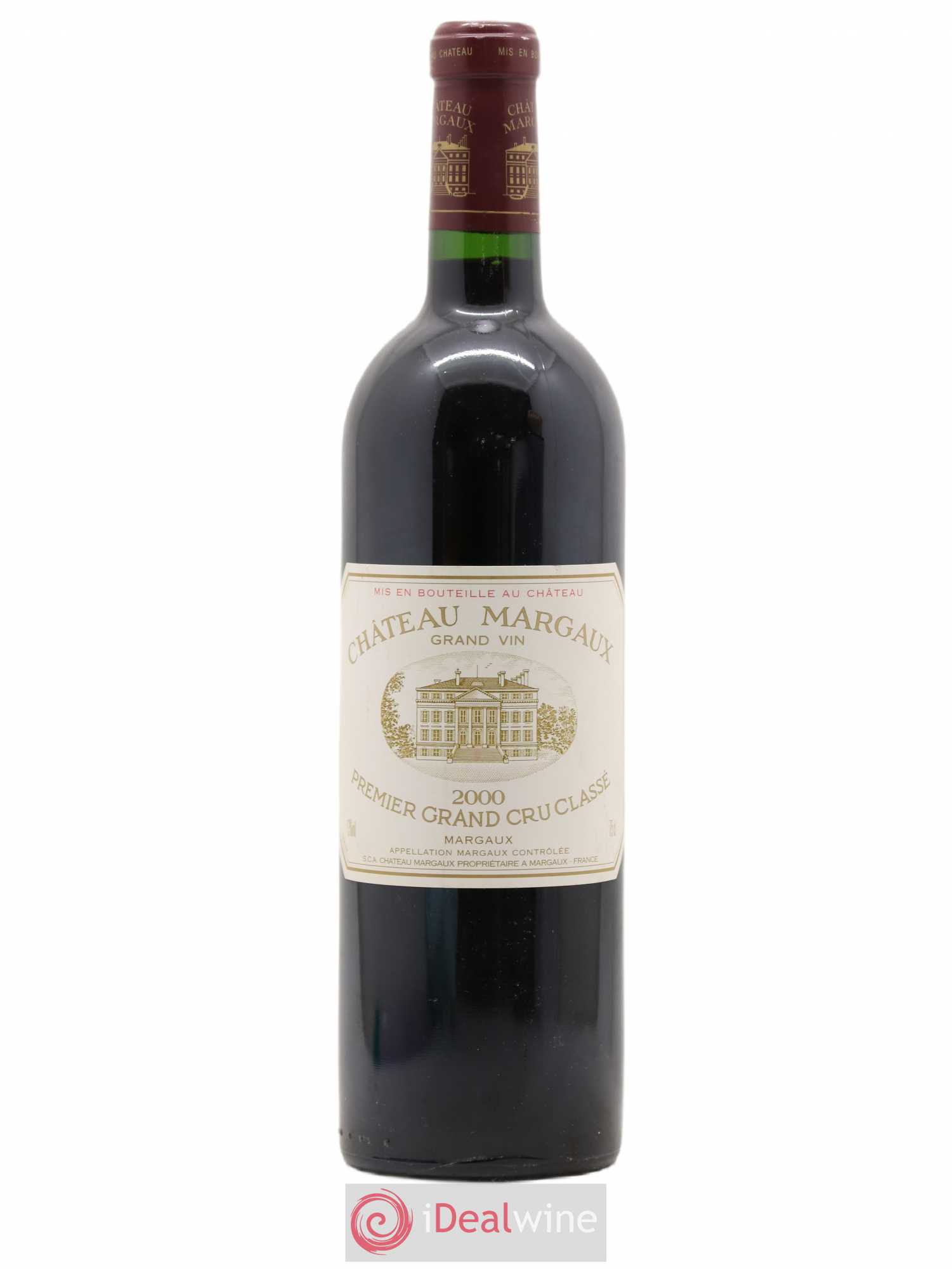 Château Margaux 1er Grand Cru Classé 2000 - Lot de 1 bouteille - 0
