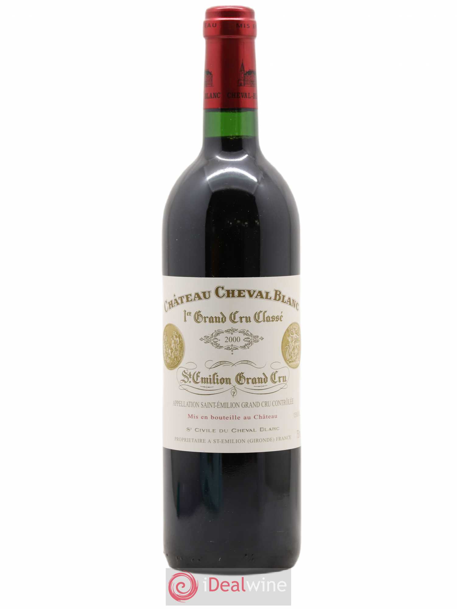 Château Cheval Blanc 1er Grand Cru Classé A 2000 - Lot de 1 bouteille - 0