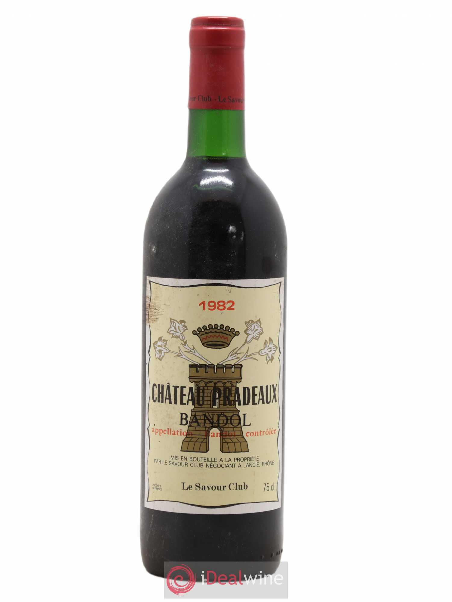 Bandol Château Pradeaux Famille Portalis Le Savour Club 1982 - Lot de 1 bouteille - 0
