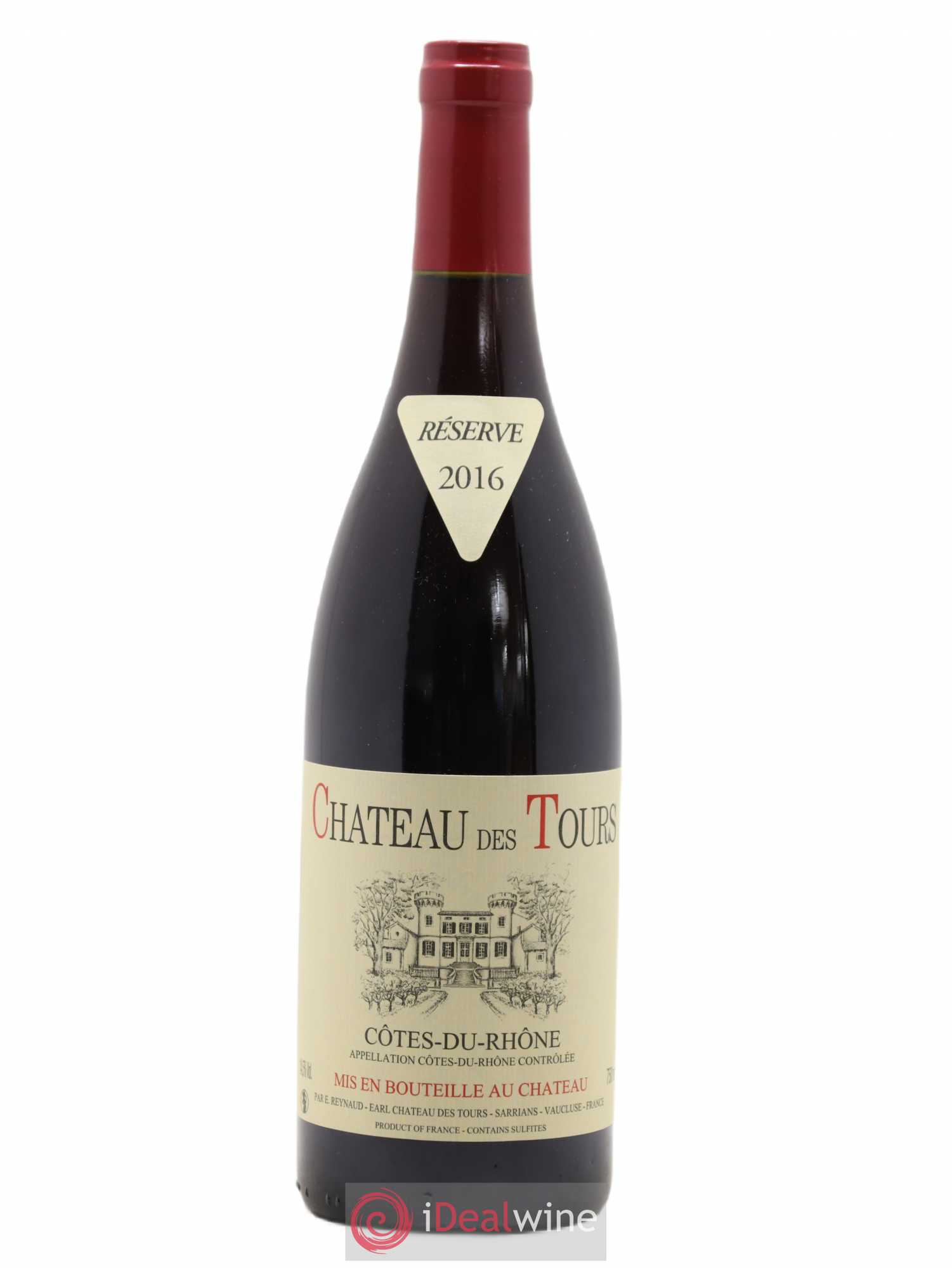 Côtes-du-Rhône Château des Tours Emmanuel Reynaud 2016 - Lot de 1 bouteille - 0