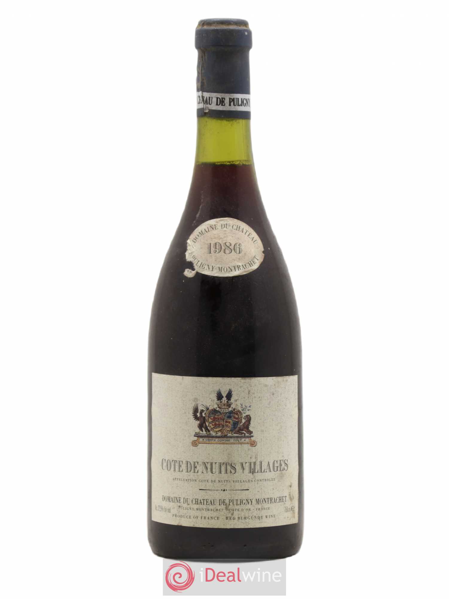 Côte de Nuits-Villages Domaine du Chateau de Puligny Montrachet 1986 - Posten von 1 Flasche - 0
