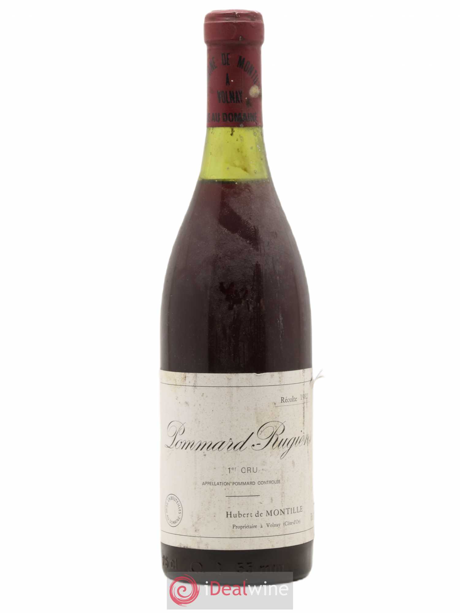 Pommard 1er Cru Les Rugiens De Montille (Domaine) 1982 - Lot de 1 bouteille - 0