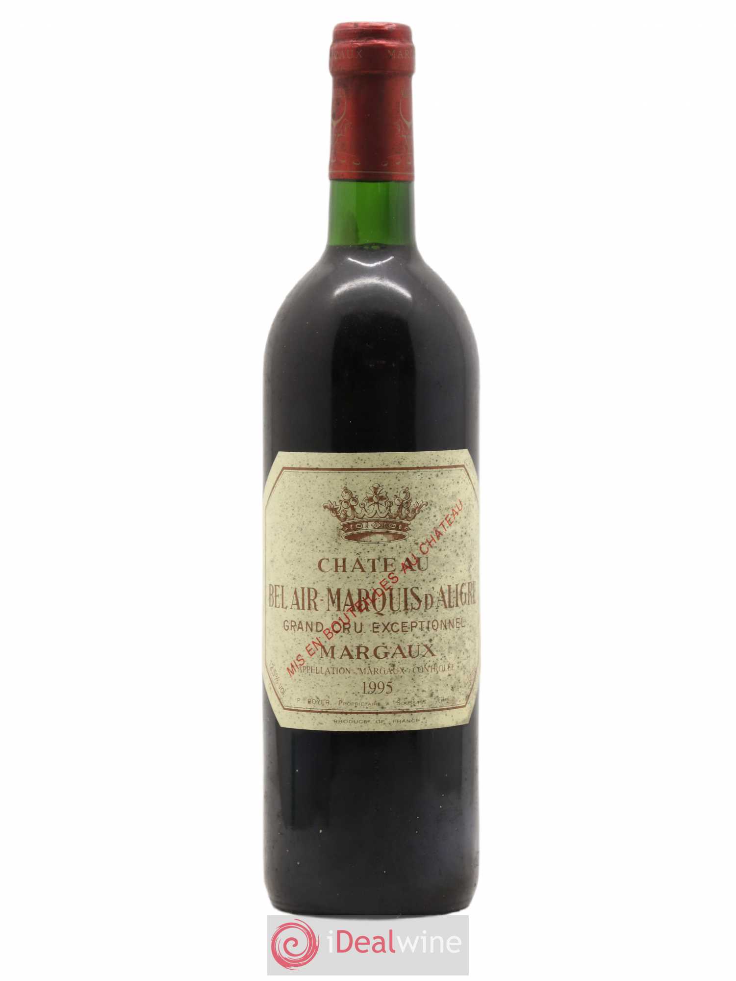 Château Bel Air Marquis d'Aligre 1995 - Lot de 1 bouteille - 0