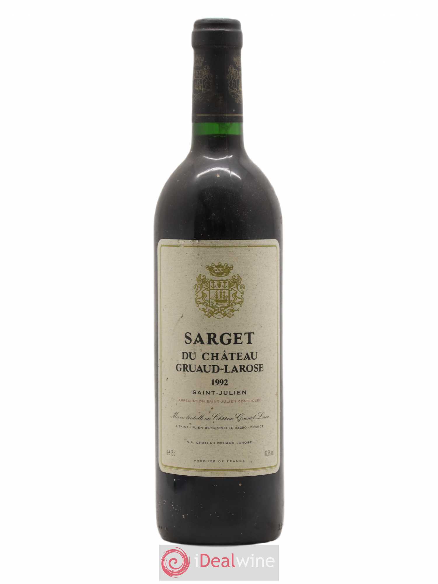 Sarget de Gruaud Larose Second Vin 1992 - Lot de 1 bouteille - 0