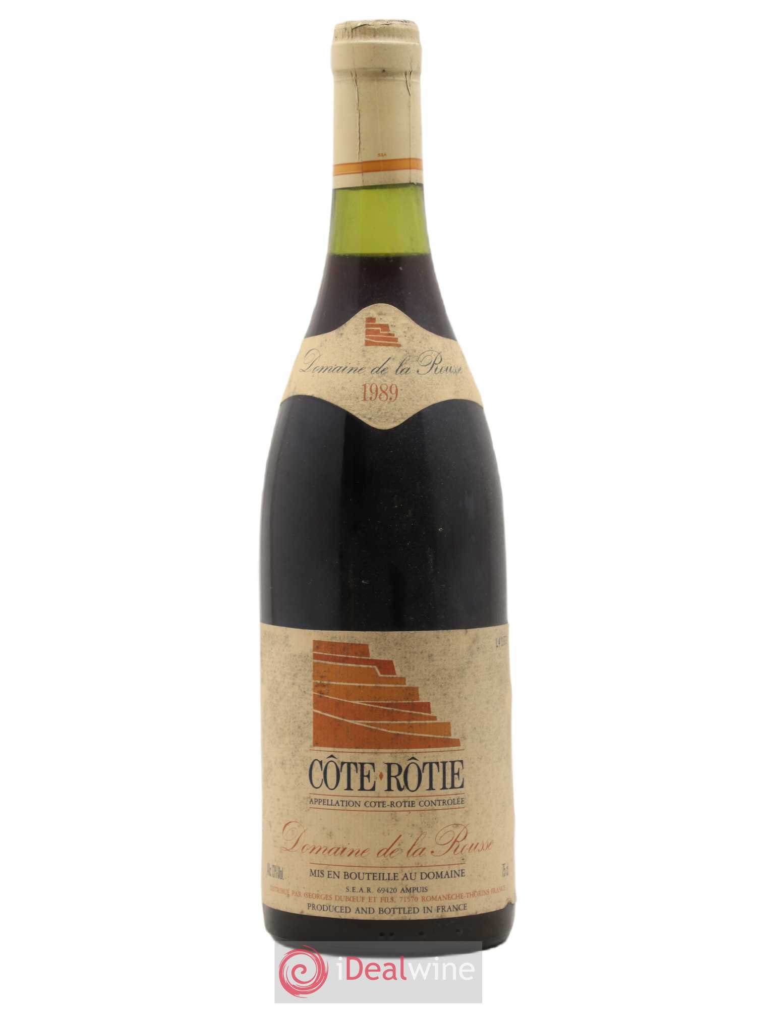 Côte-Rôtie Domaine de la Rousse 1989 - Lot de 1 bouteille - 0