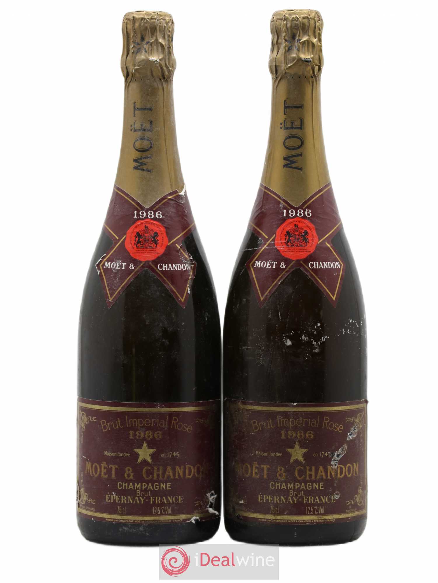 Impérial Brut Moët et Chandon 1986 - Lot of 2 bottles - 0