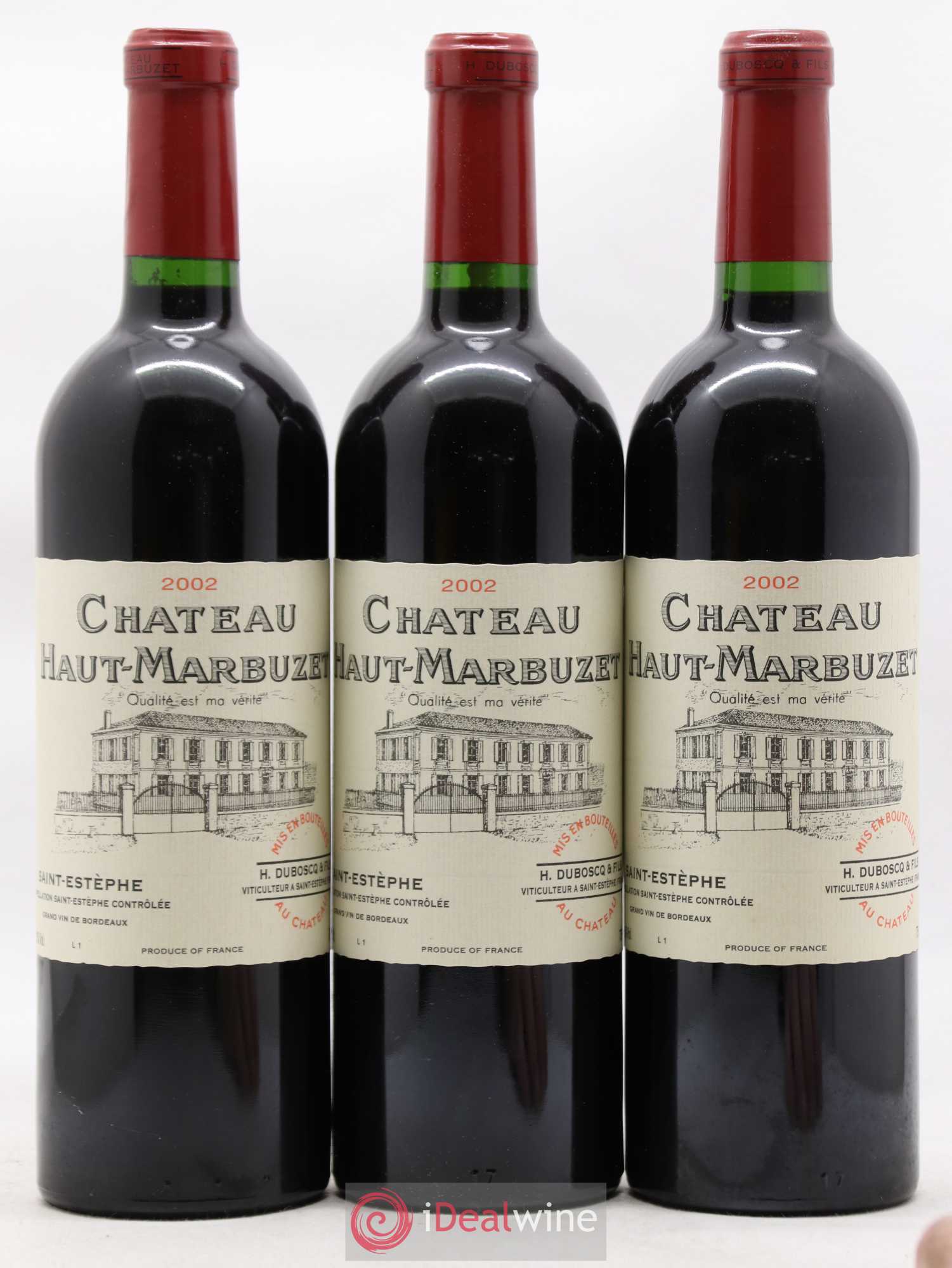 Château Haut Marbuzet 2002 - Lot de 12 bouteilles - 3