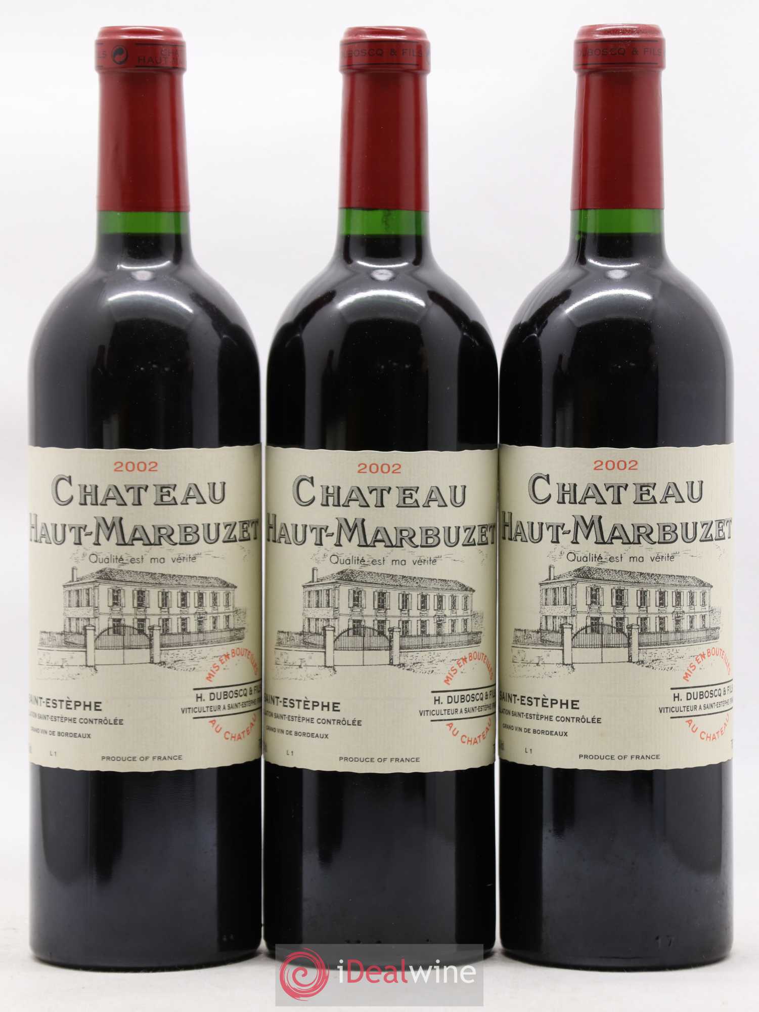 Château Haut Marbuzet 2002 - Lot de 12 bouteilles - 4