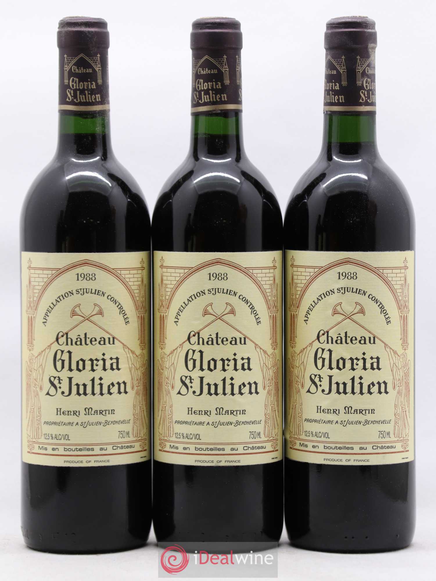 Château Gloria 1988 - Lot de 12 bouteilles - 1