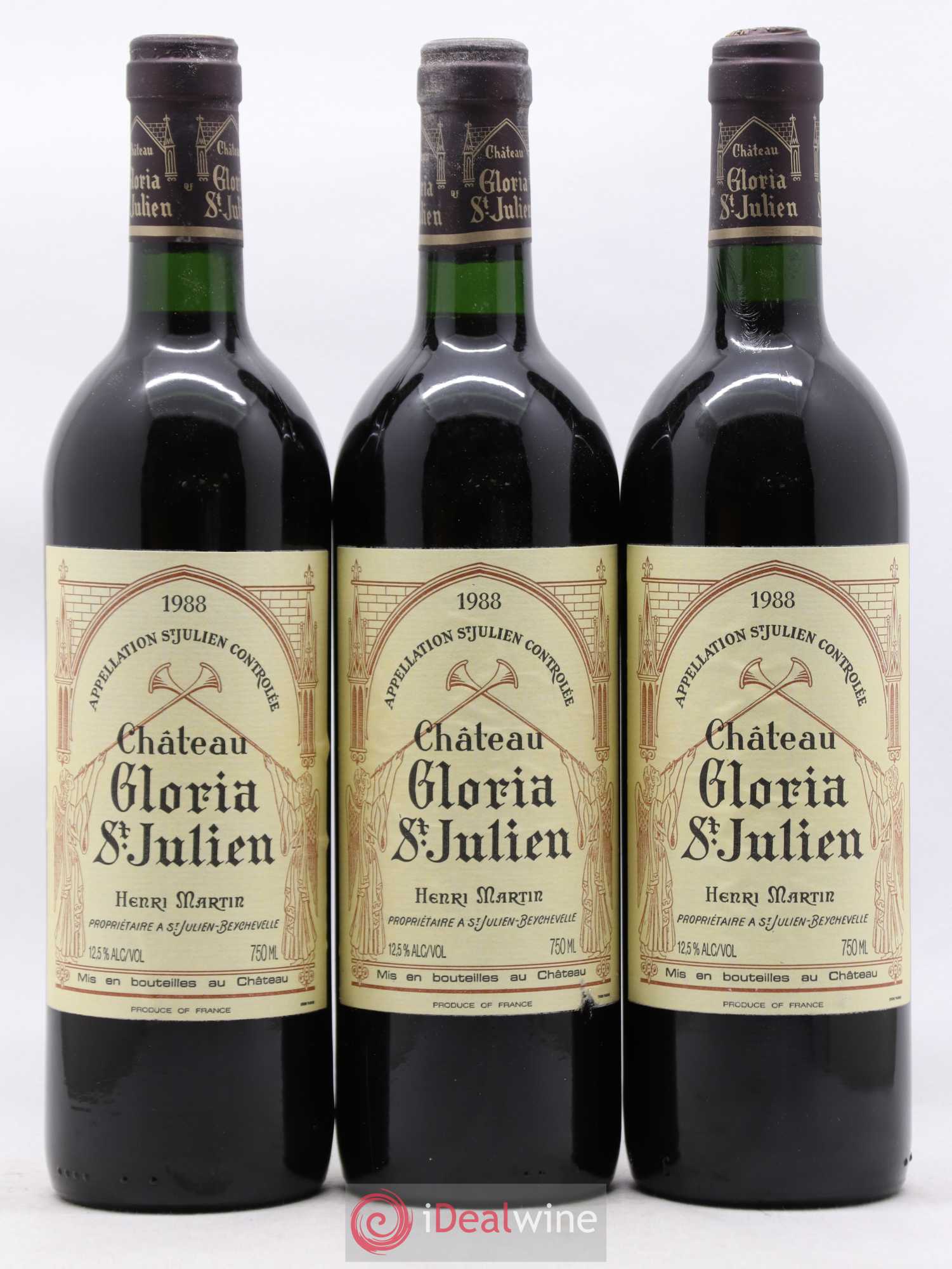 Château Gloria 1988 - Lot de 12 bouteilles - 2