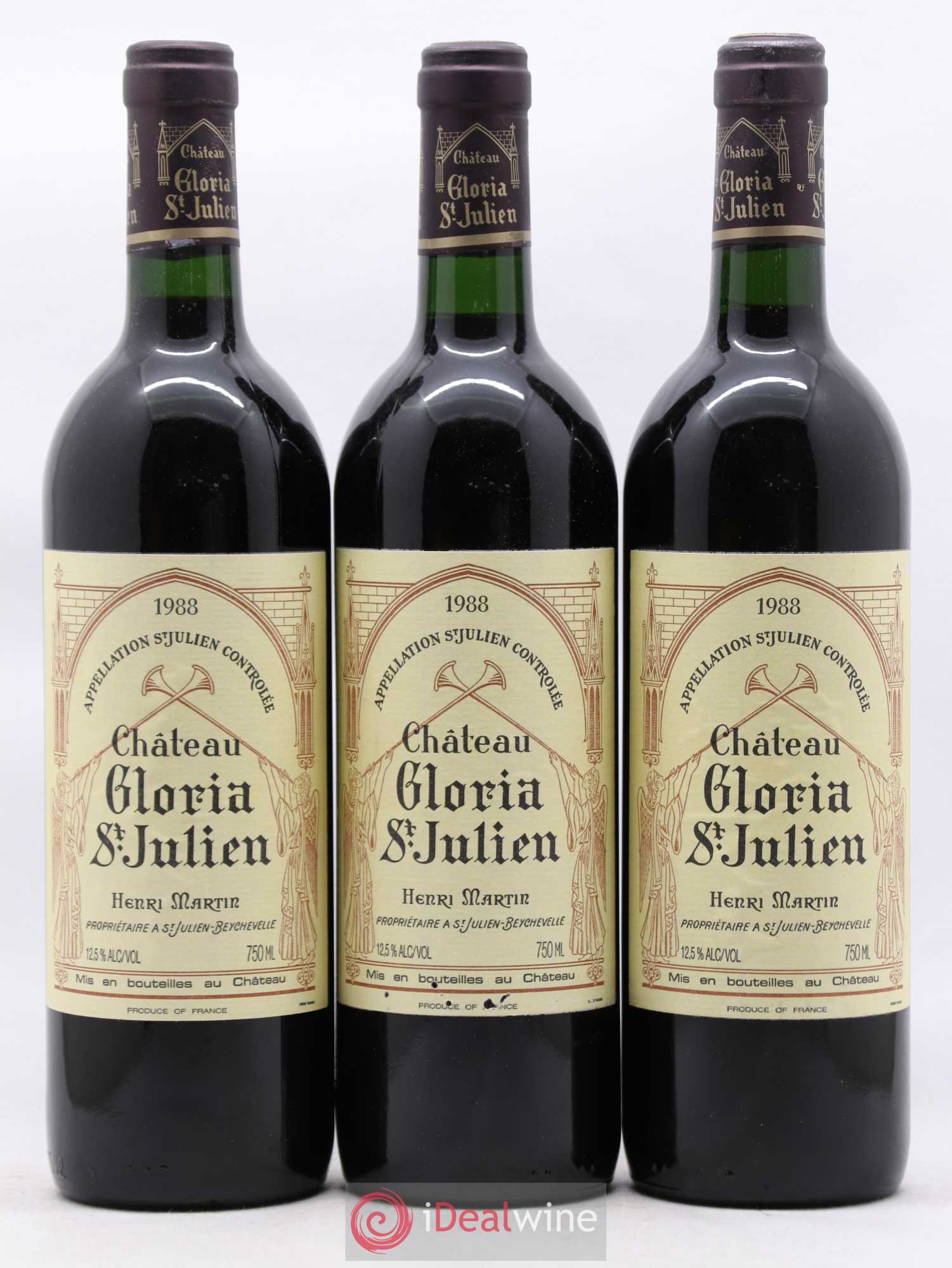 Château Gloria 1988 - Lot de 12 bouteilles - 3