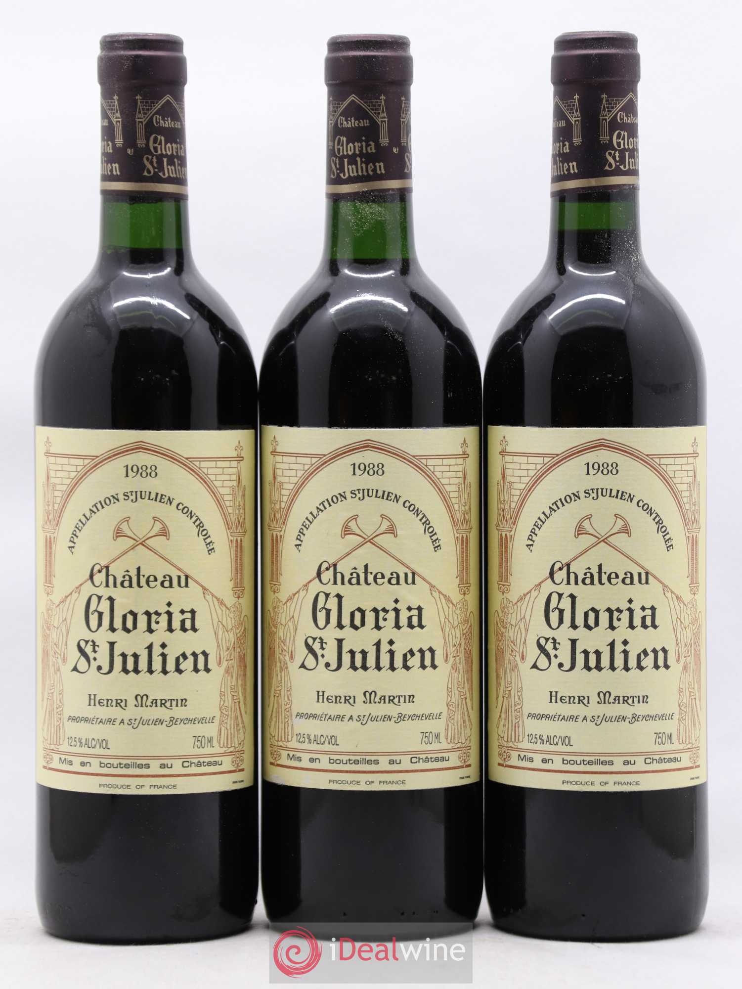 Château Gloria 1988 - Lot de 12 bouteilles - 4