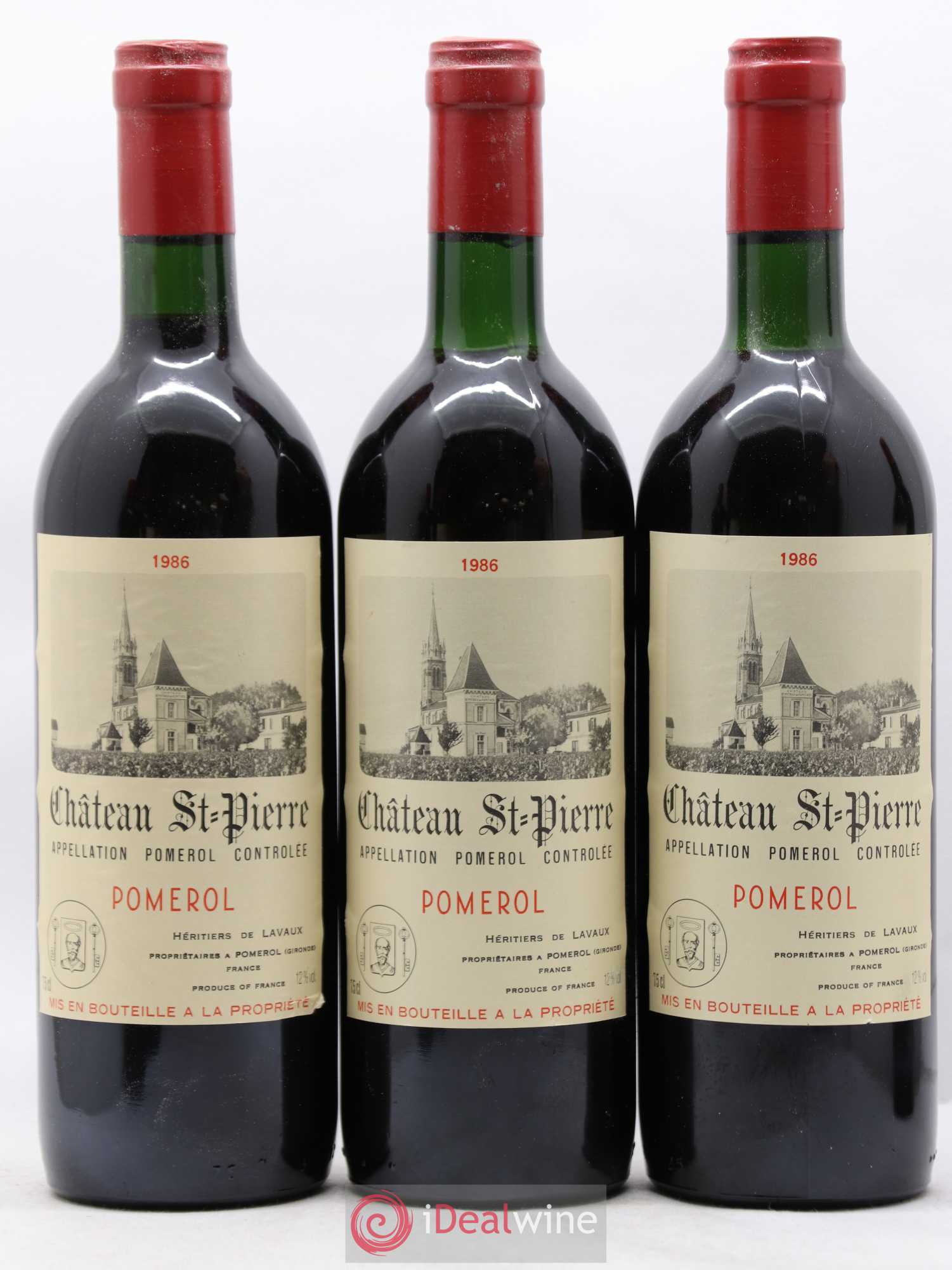Château Saint-Pierre 1986 - Lot de 6 bouteilles - 1