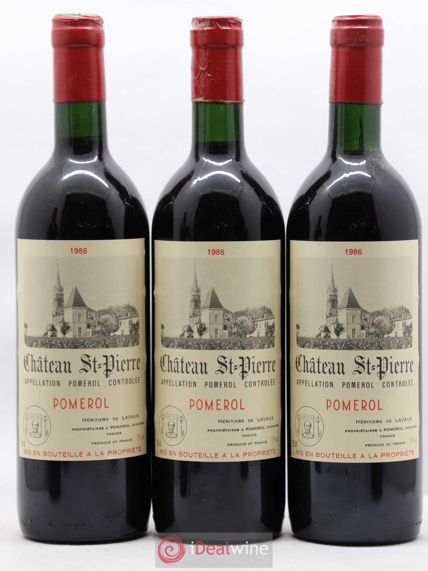 Château Saint-Pierre 1986 - Lot de 6 bouteilles - 2