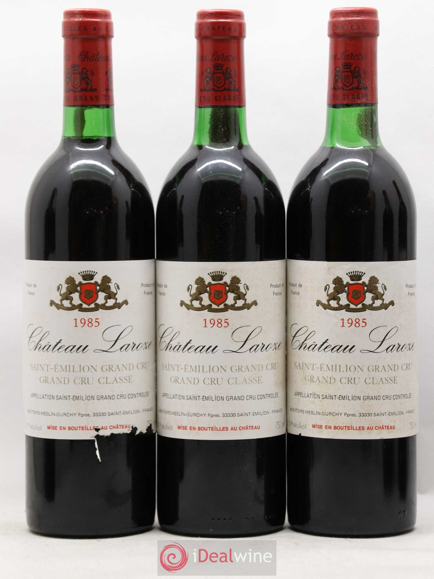 Château Laroze Grand Cru Classé 1985 - Lot de 6 bouteilles - 1