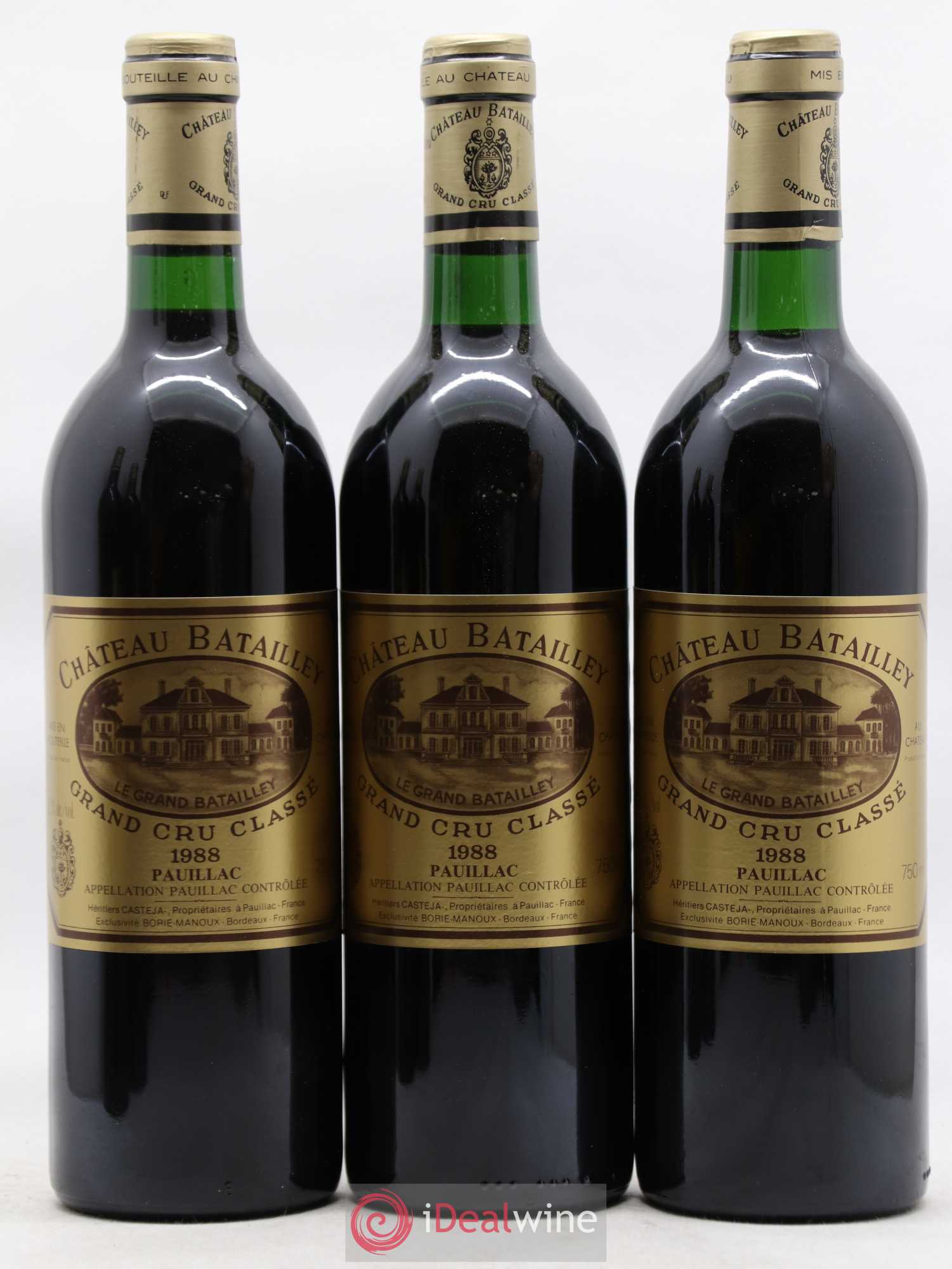 Château Batailley 5ème Grand Cru Classé 1988 - Lot de 12 bouteilles - 3