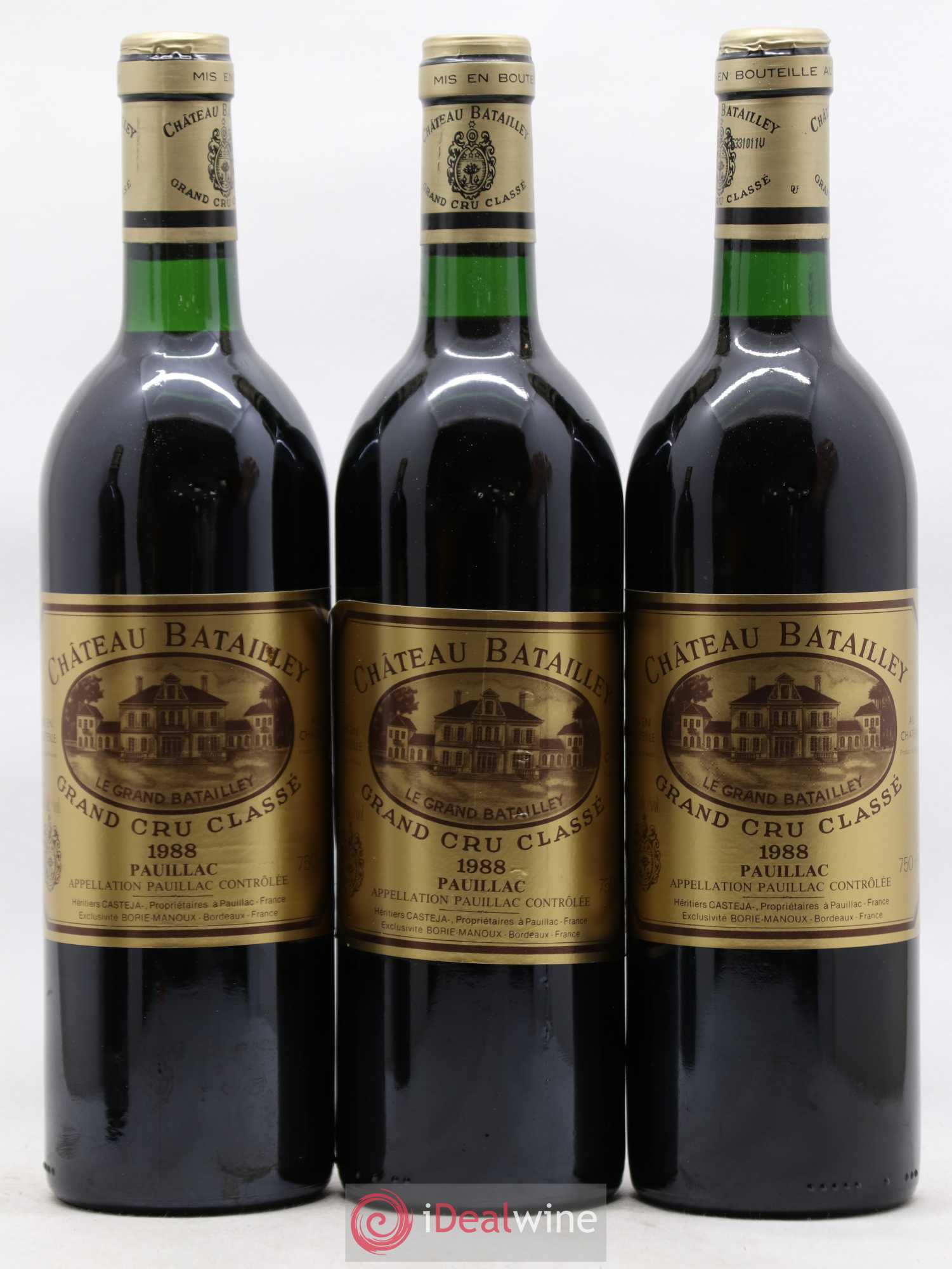 Château Batailley 5ème Grand Cru Classé 1988 - Lot de 12 bouteilles - 4