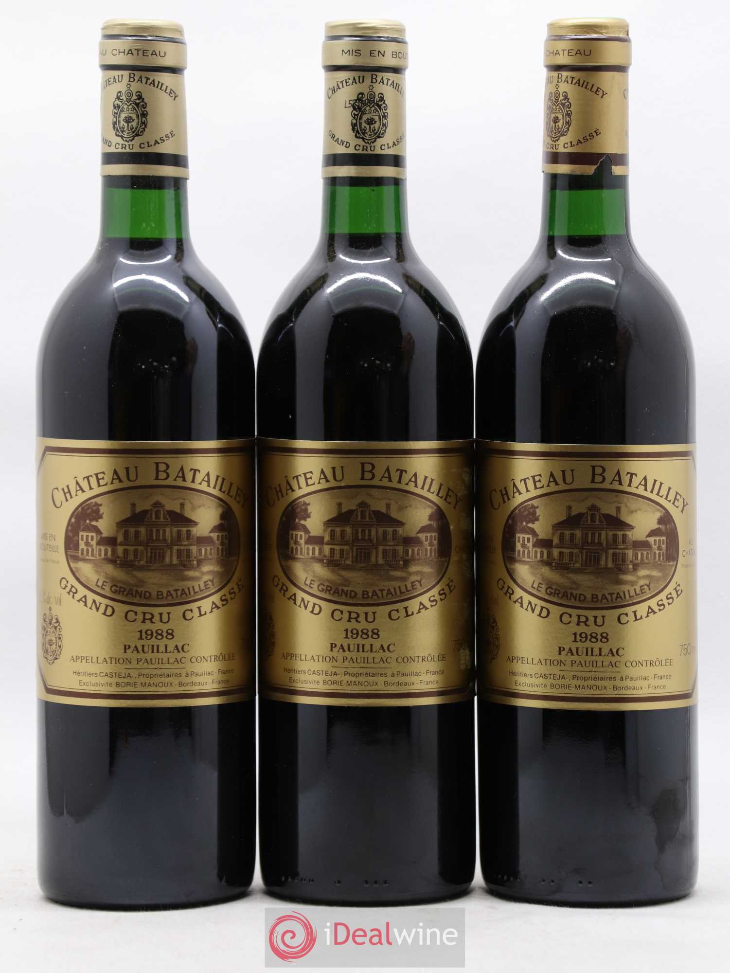 Château Batailley 5ème Grand Cru Classé 1988 - Posten von 12 Flaschen - 4