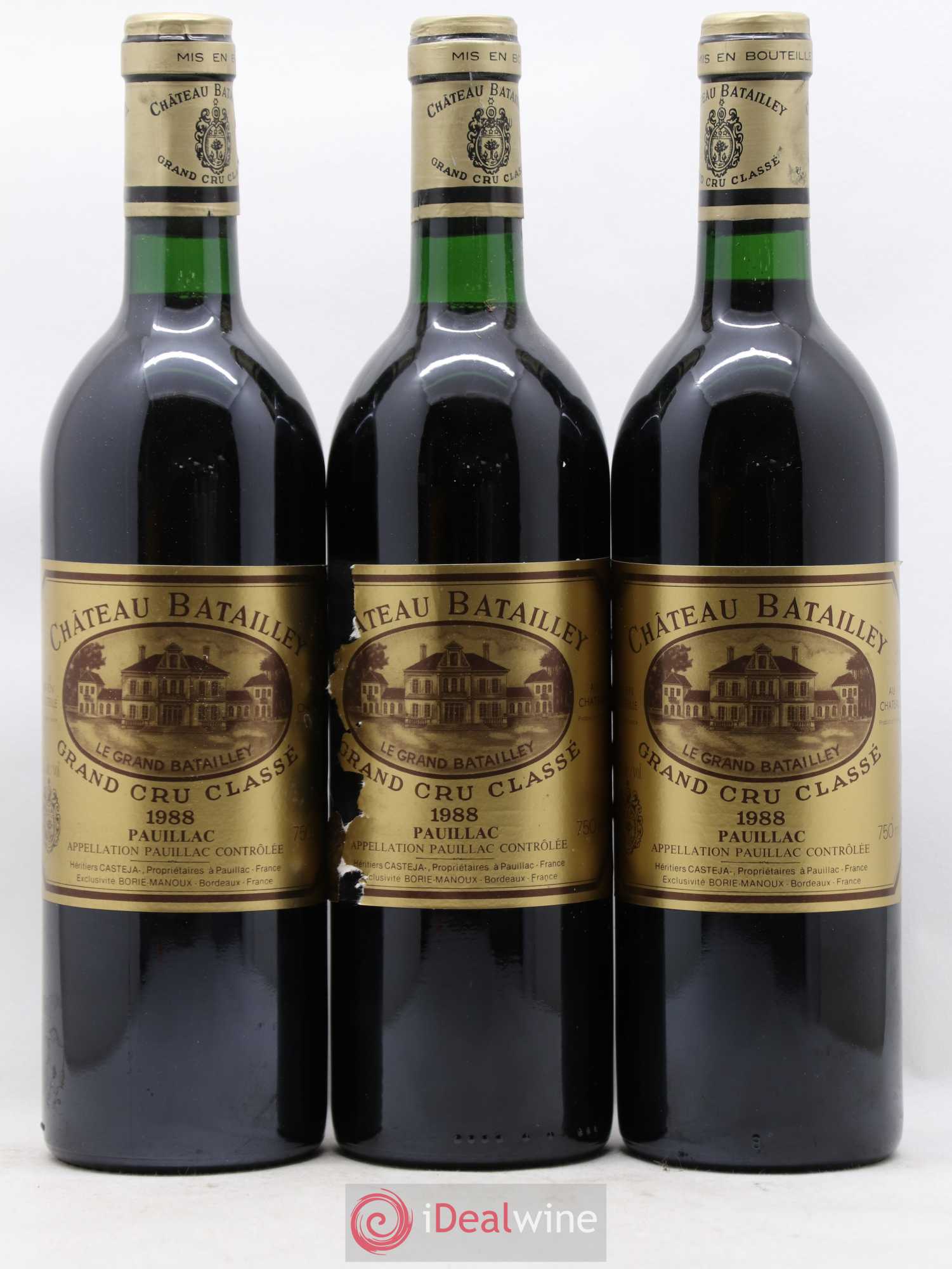 Château Batailley 5ème Grand Cru Classé 1988 - Lot de 12 bouteilles - 2