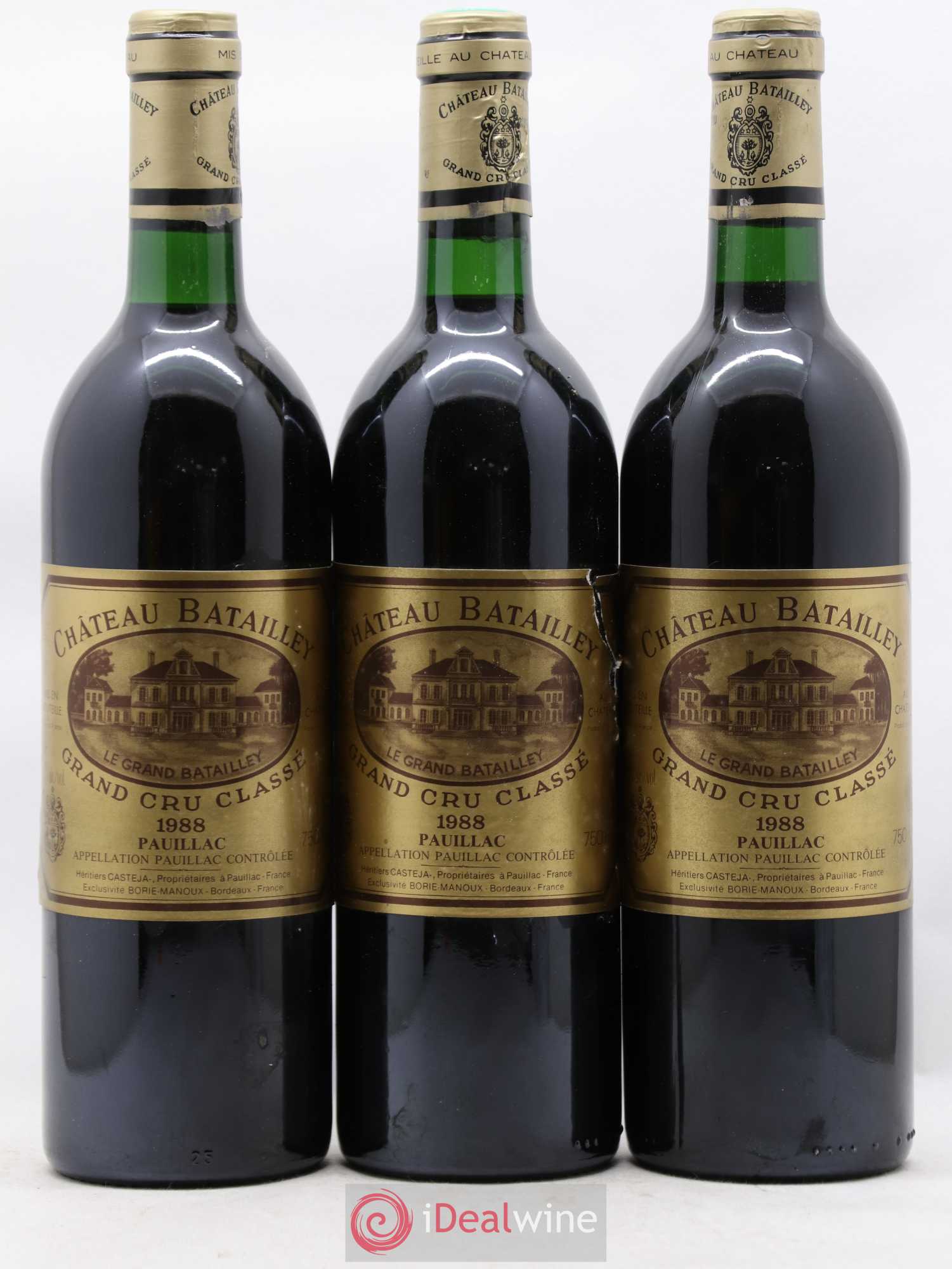 Château Batailley 5ème Grand Cru Classé 1988 - Lot de 12 bouteilles - 4