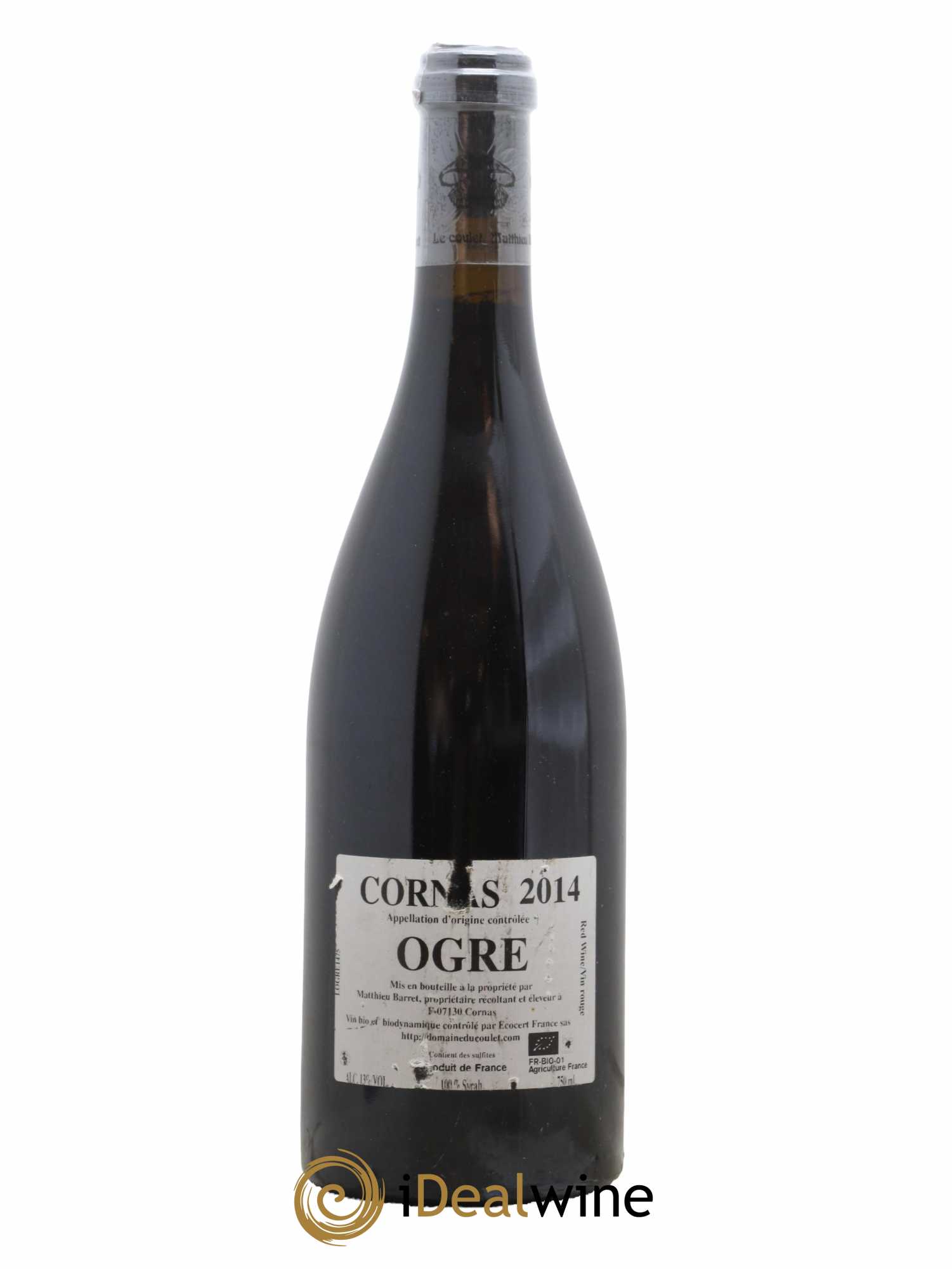 Cornas Ogre Coulet (Domaine du) - Matthieu Barret 2014 - Lot de 1 bouteille - 1