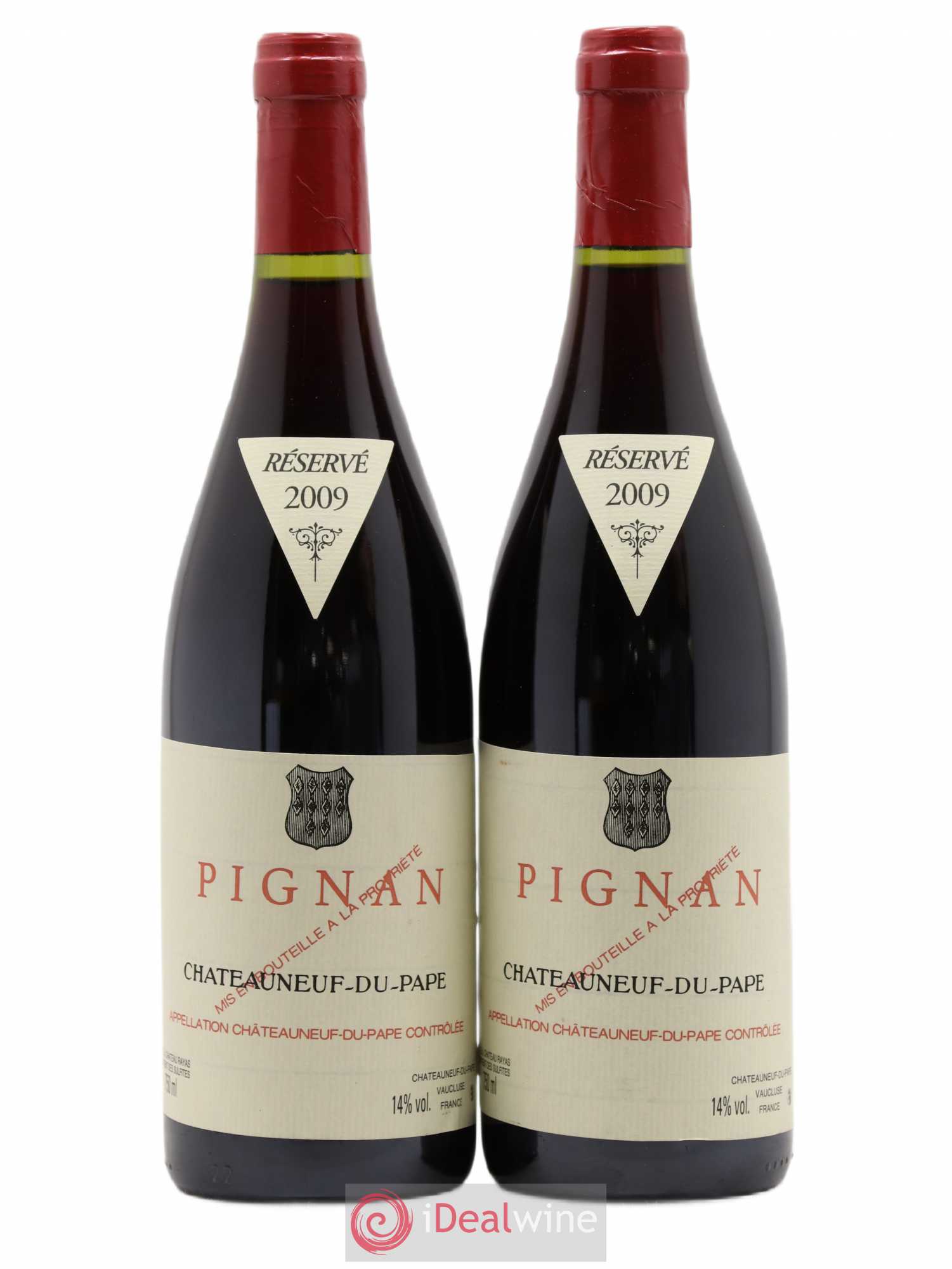 Châteauneuf-du-Pape Pignan Emmanuel Reynaud 2009 - Lot de 2 bouteilles - 0