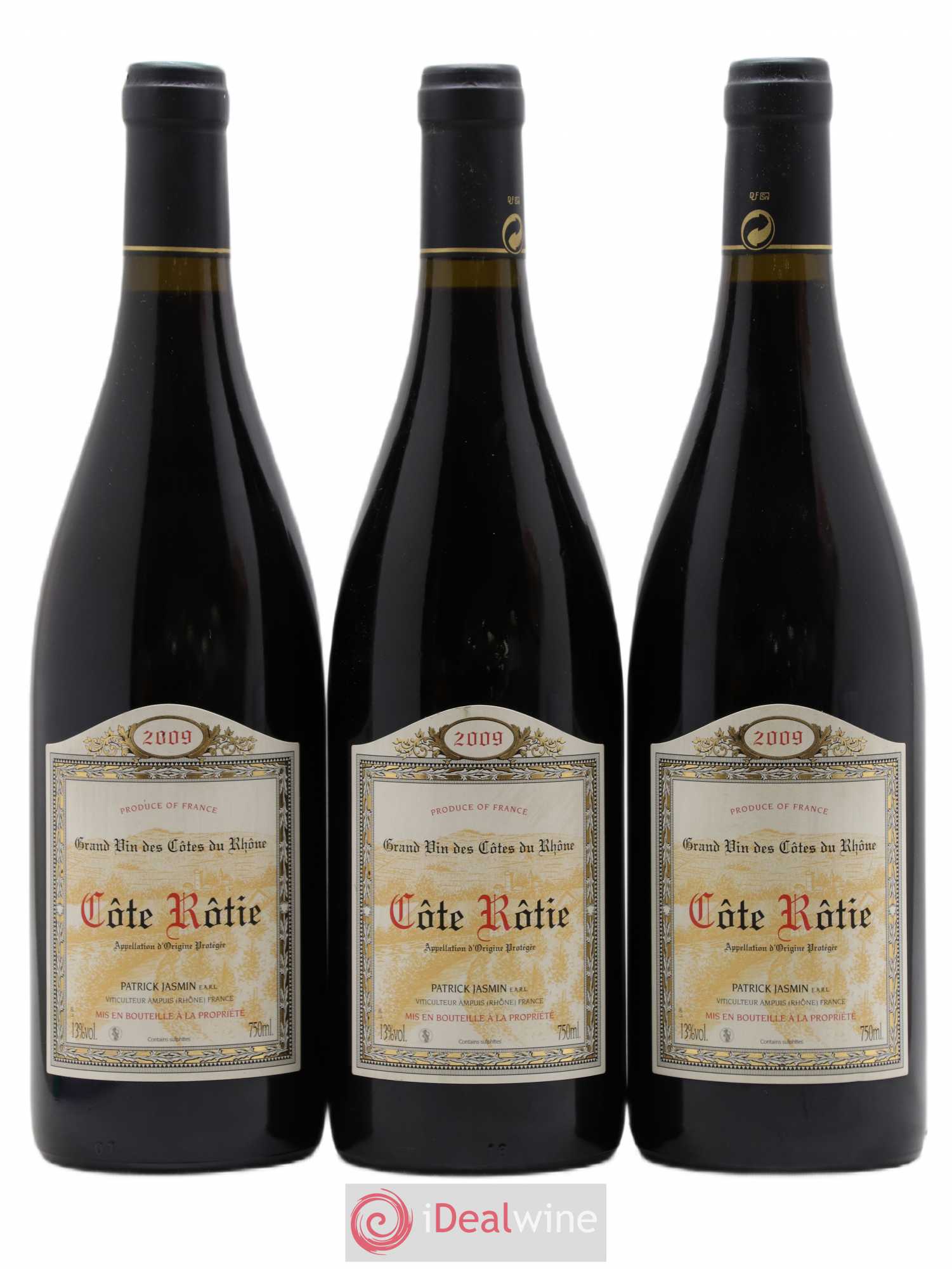 Côte-Rôtie Jasmin (Domaine) 2009 - Lot de 3 bouteilles - 0