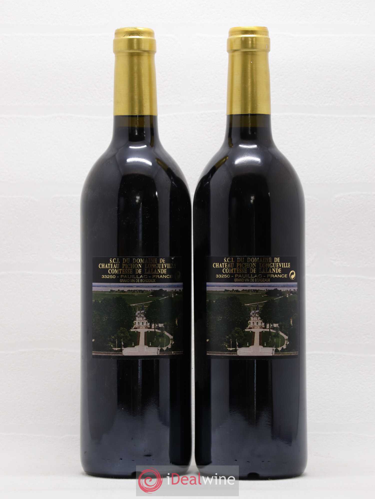 Château Pichon Longueville Comtesse de Lalande 2ème Grand Cru Classé 2000 - Lot de 2 bouteilles - 1