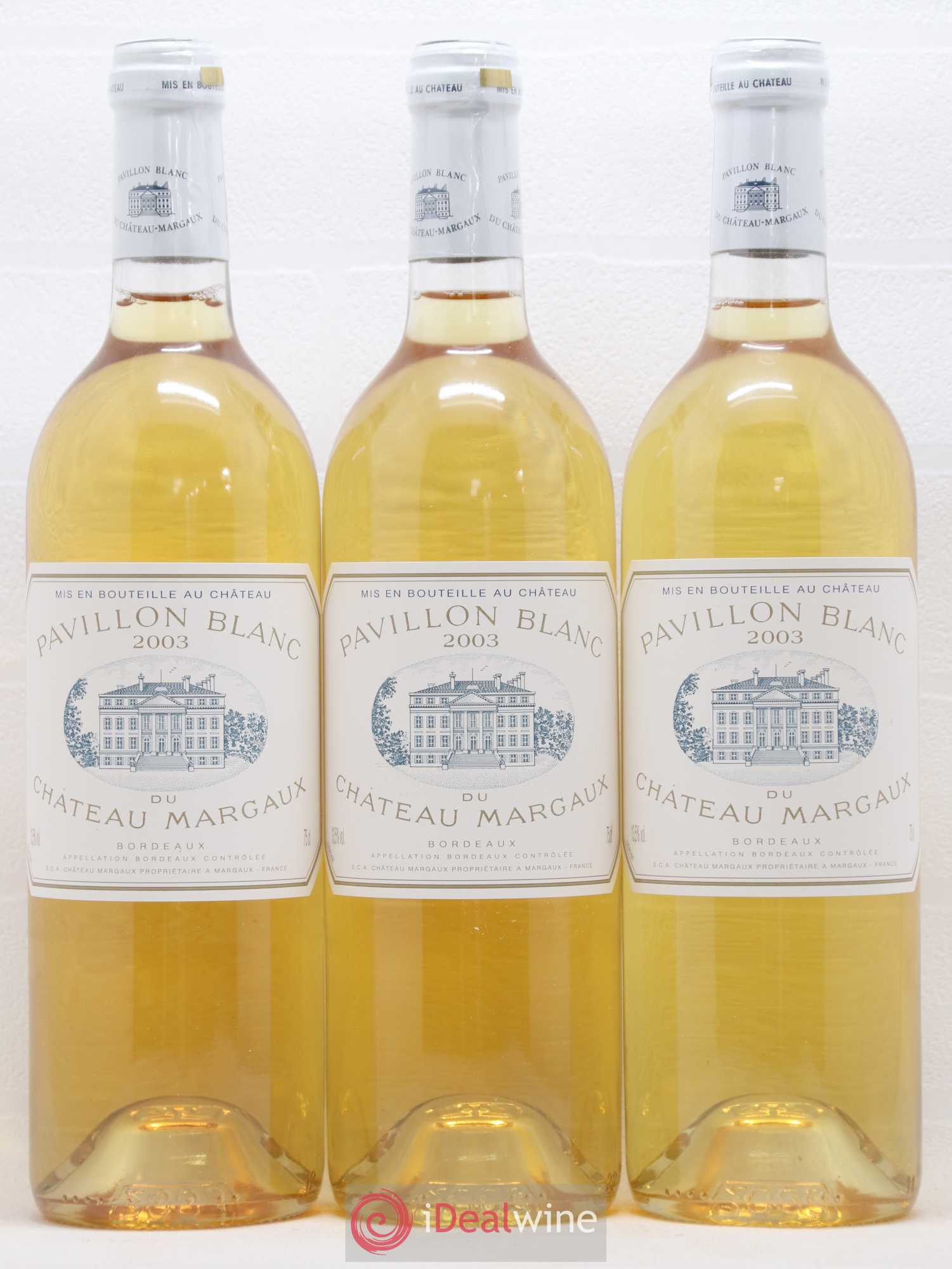Pavillon Blanc du Château Margaux 2003 - Lot de 6 bouteilles - 1