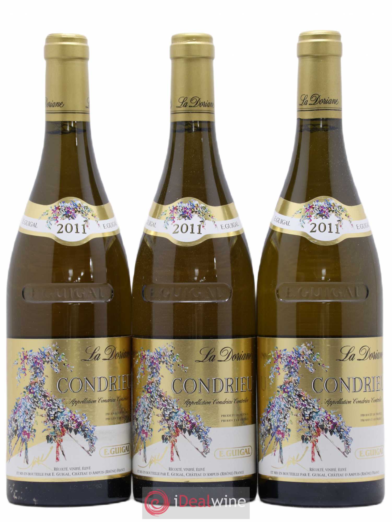 Condrieu La Doriane Guigal 2011 - Lot de 3 bouteilles - 0