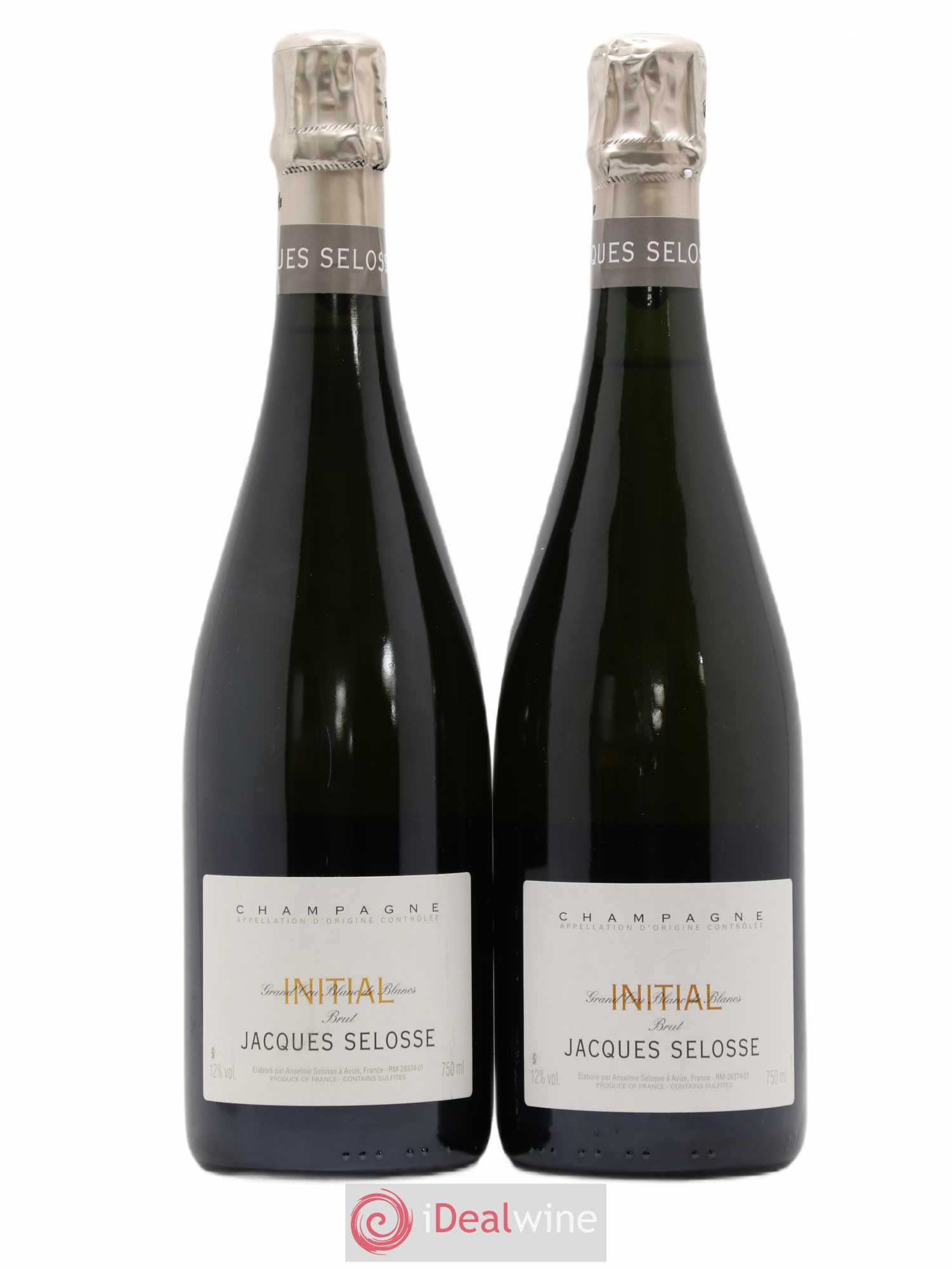 Initial Brut Jacques Selosse - Lot de 2 bouteilles - 0