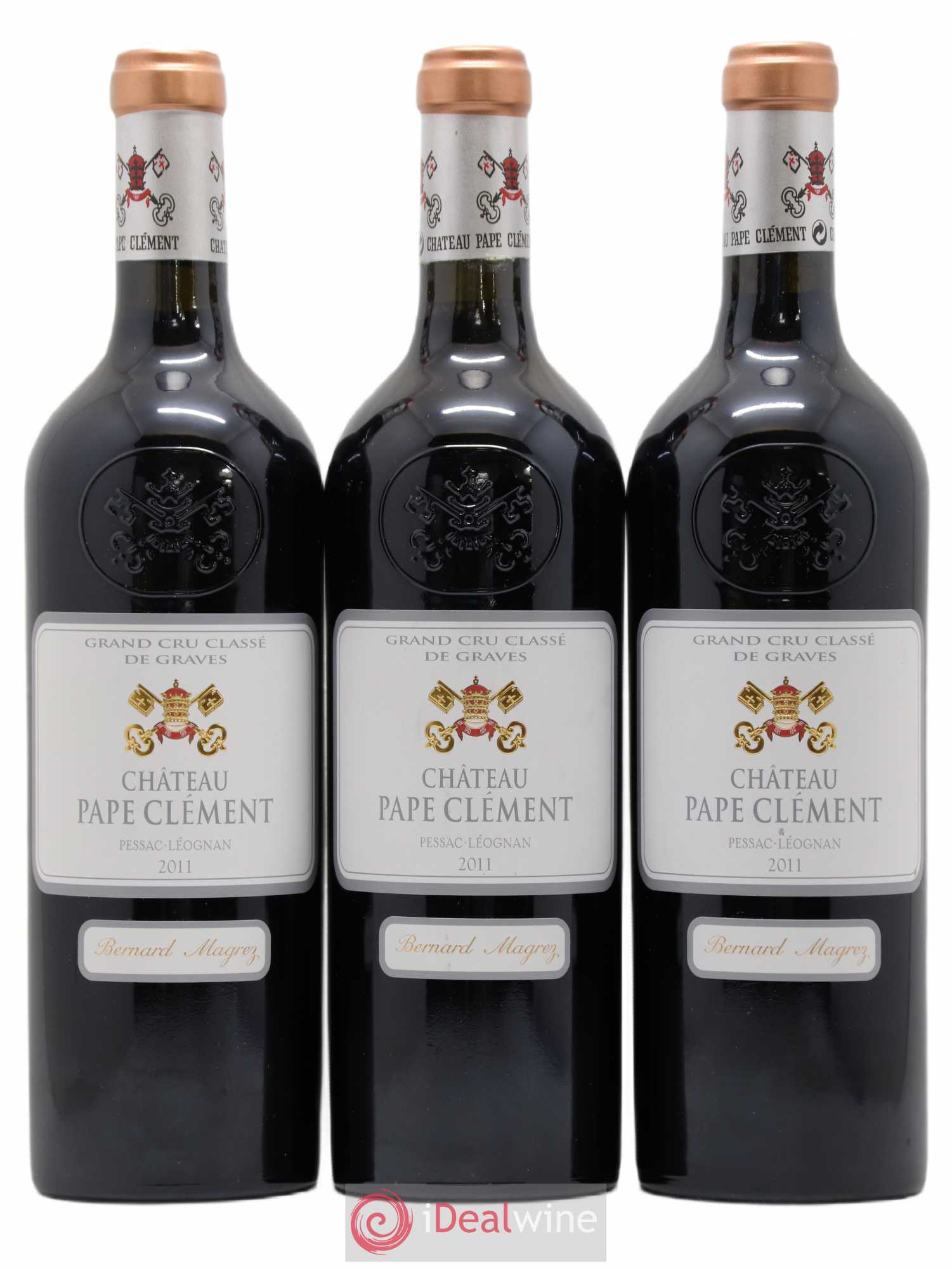 Château Pape Clément Cru Classé de Graves 2011 - Lot de 3 bouteilles - 0