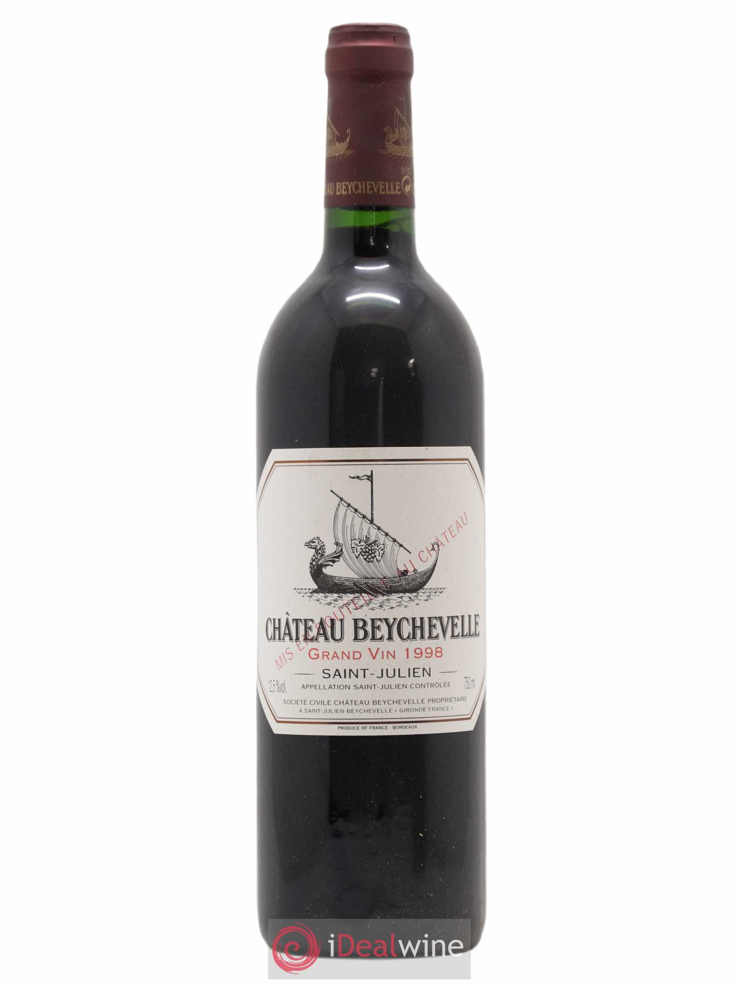Château Beychevelle 4ème Grand Cru Classé 1998 - Lot de 1 bouteille - 0