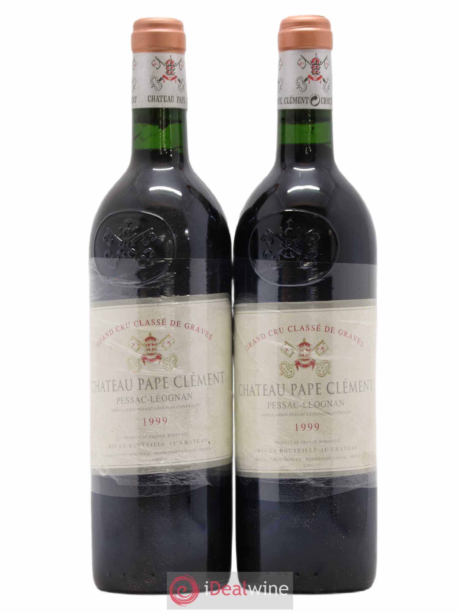 Château Pape Clément Cru Classé de Graves 1999 - Lot de 2 bouteilles - 0