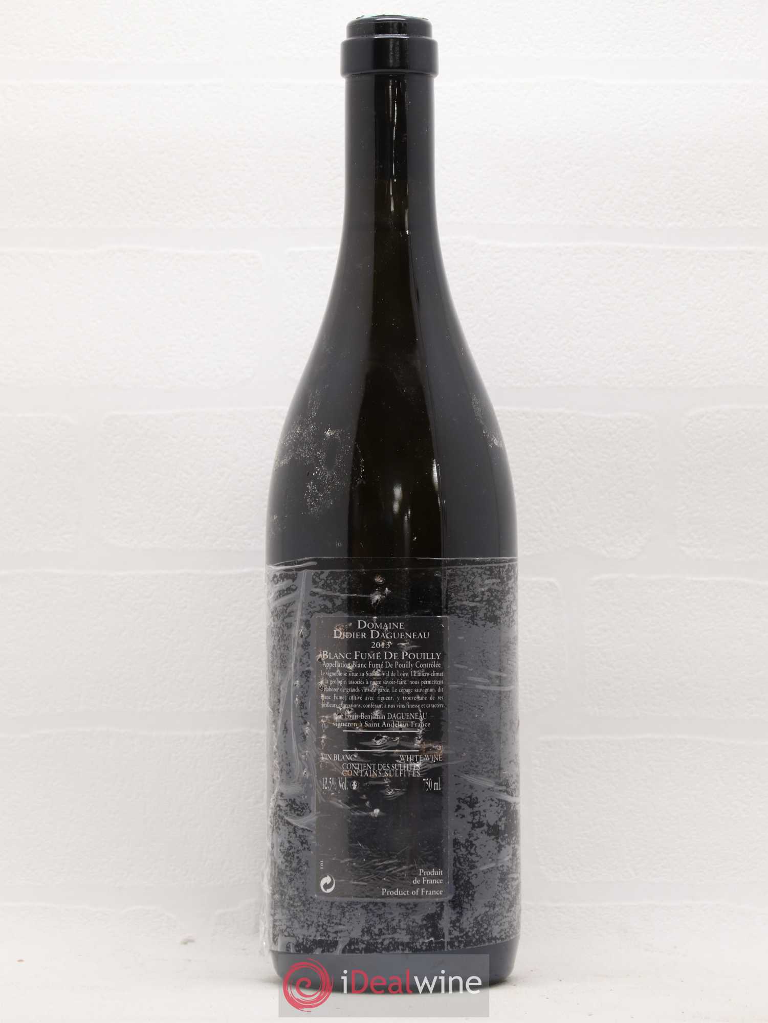 Vin de France (anciennement Pouilly-Fumé) Silex Dagueneau (Domaine Didier - Louis-Benjamin) 2013 - Lot de 1 bouteille - 1