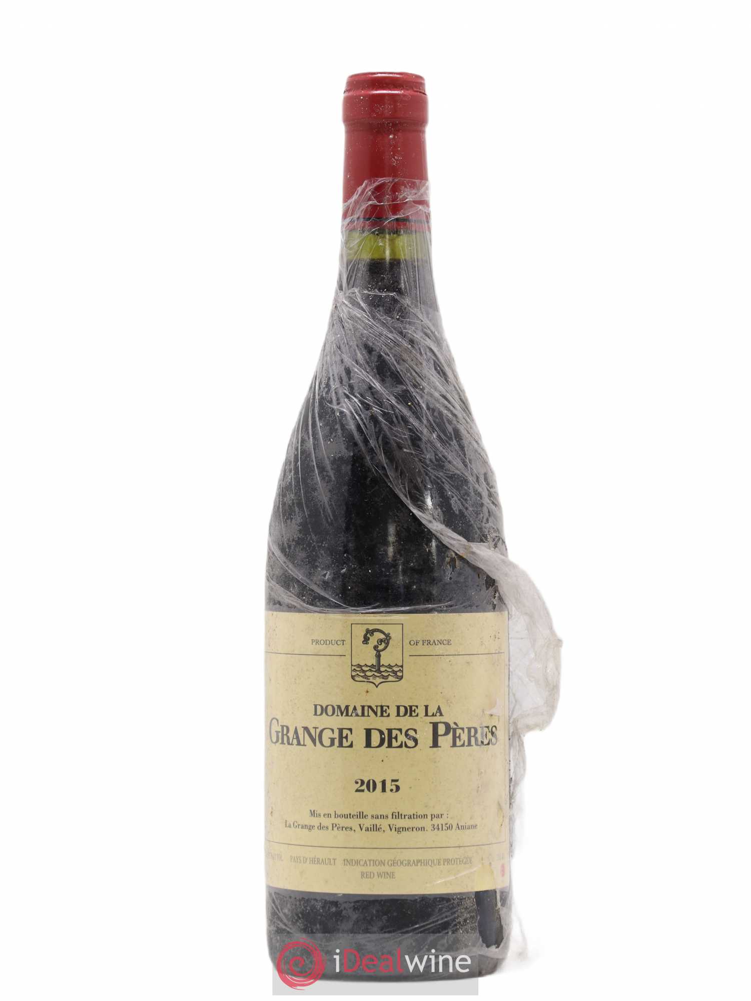 Pays d'Hérault Grange des Pères Laurent Vaillé 2015 - Lot de 1 bouteille - 0