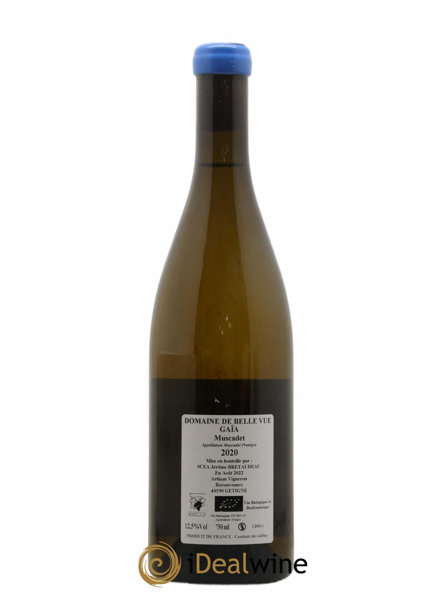 Muscadet-Sèvre-et-Maine Gaia Jérôme Bretaudeau - Domaine de Bellevue 2020 - Lot de 1 bouteille - 1