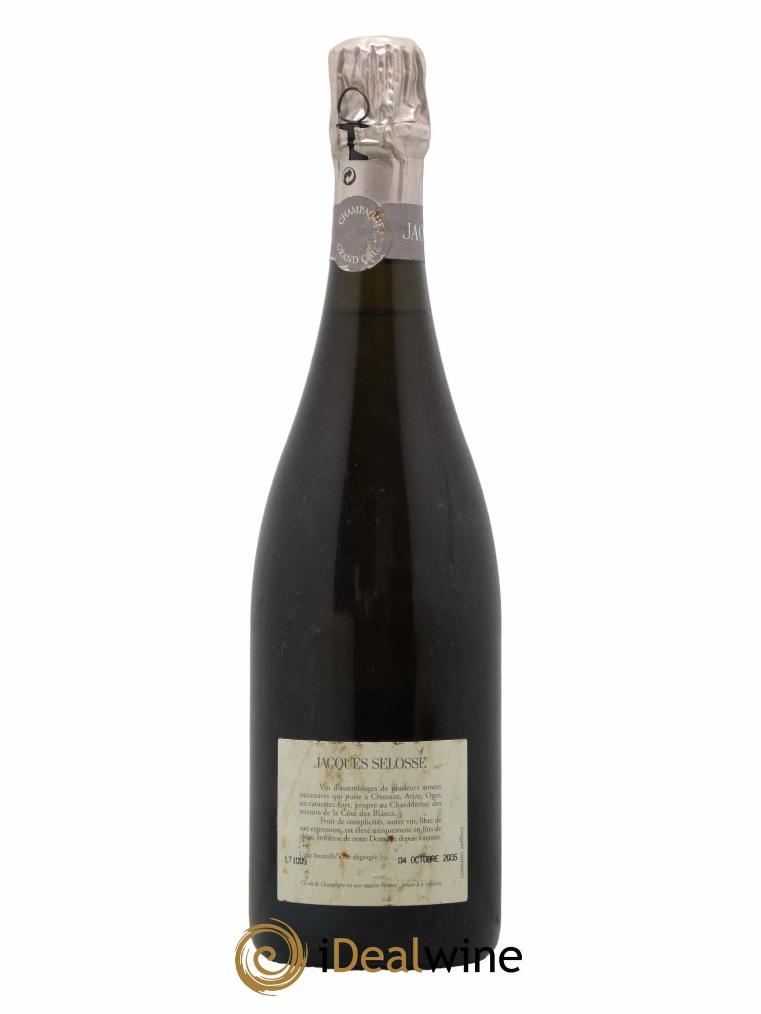 Blanc de Blancs Grand Cru Extra-Brut Jacques Selosse - Lot de 1 bouteille - 1