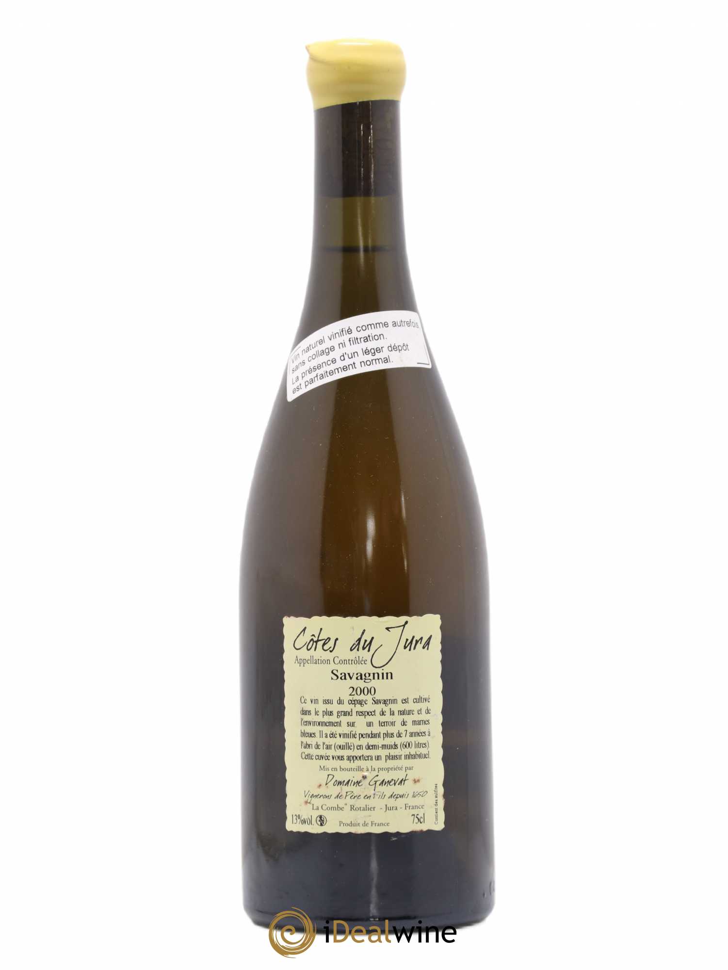 Côtes du Jura Les Vignes de mon Père Jean-François Ganevat (Domaine) 2000 - Lot de 1 bouteille - 1