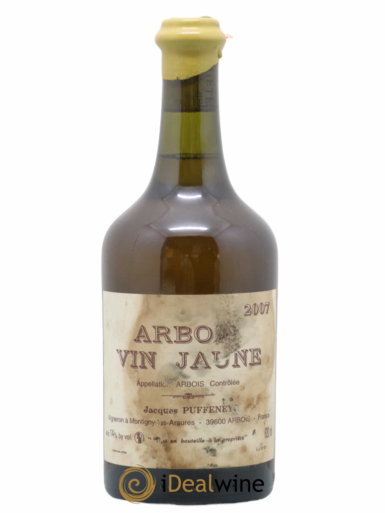 Arbois Vin Jaune Jacques Puffeney 2007 - Lot de 1 bouteille - 0
