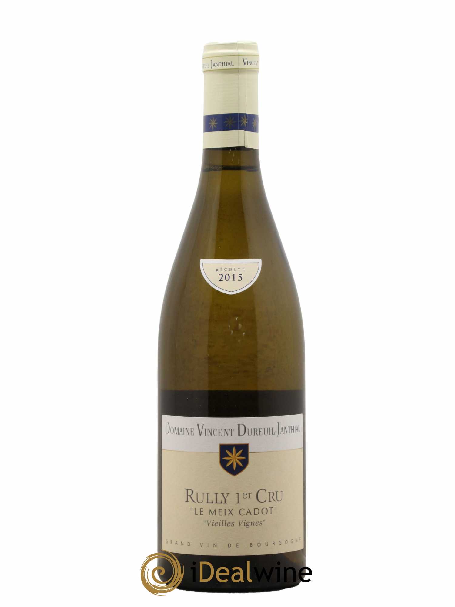 Rully 1er Cru Le Meix Cadot Vieilles Vignes Vincent Dureuil-Janthial 2015 - Lot de 1 bouteille - 0